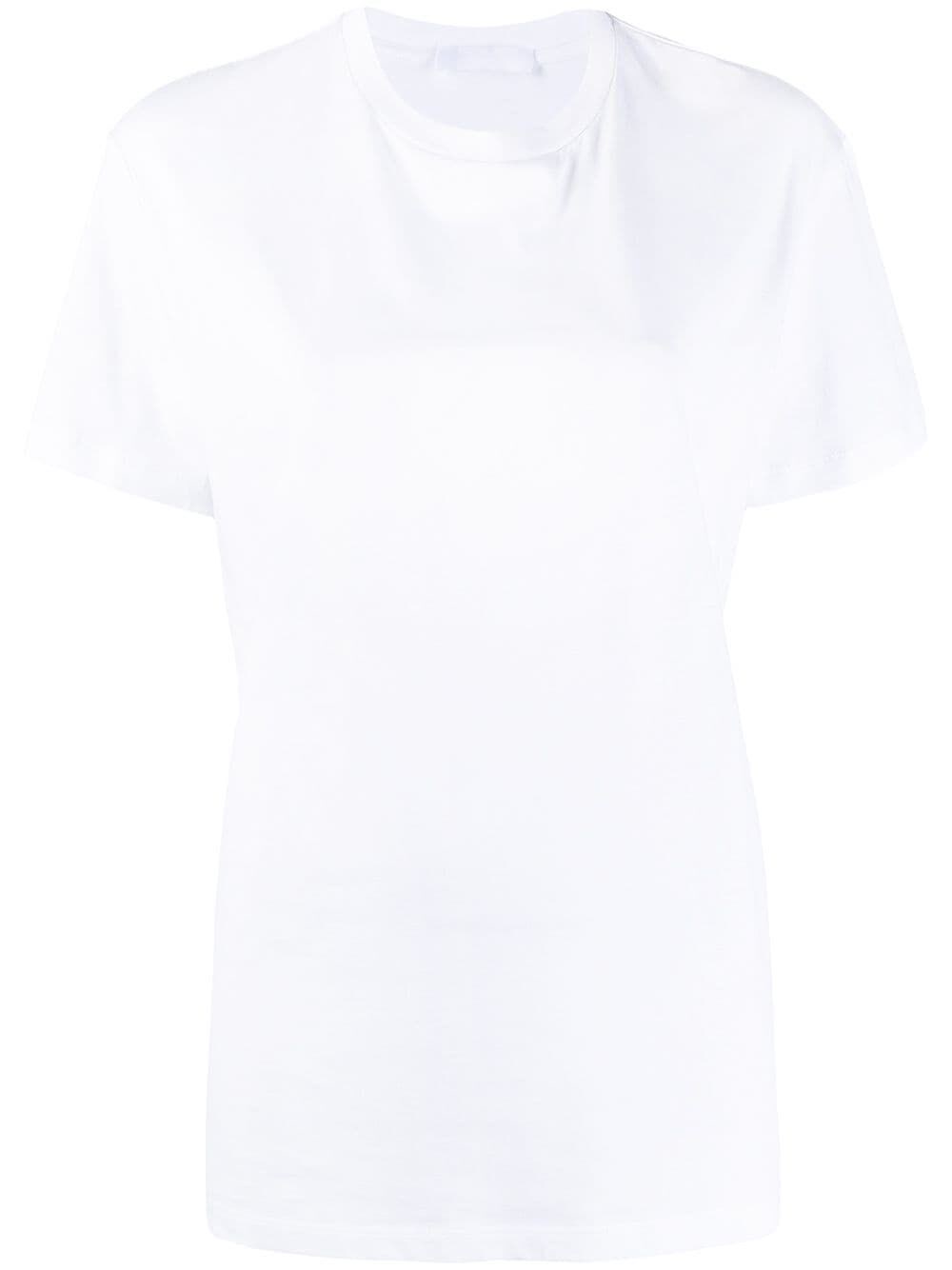 Wardrobe.nyc Wardrobe. Nyc Round Neck Cotton T-shirt In White