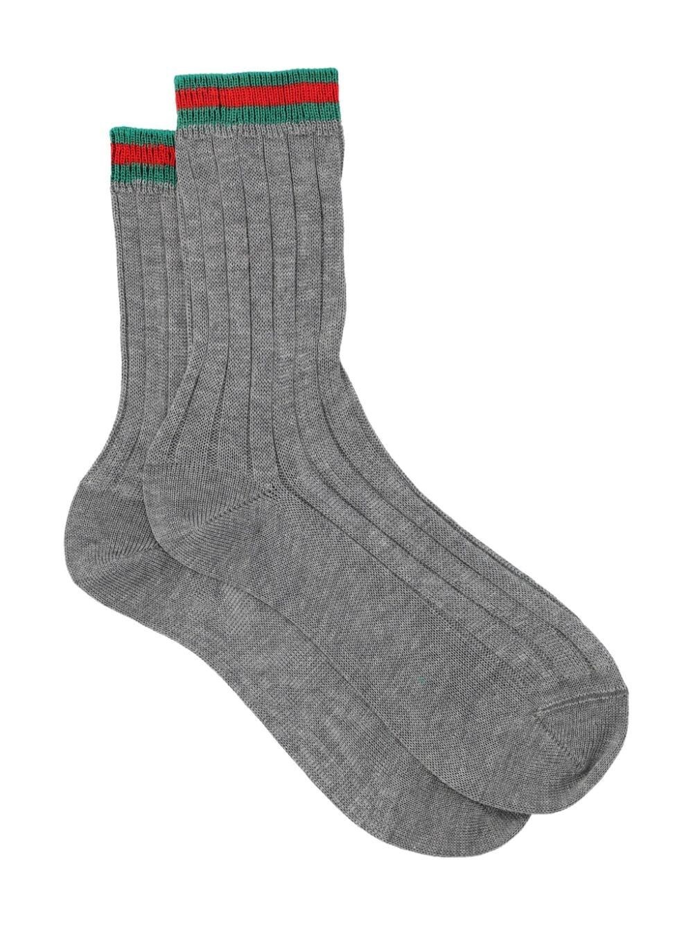 Gucci Socken Aus Baumwolle In Gray