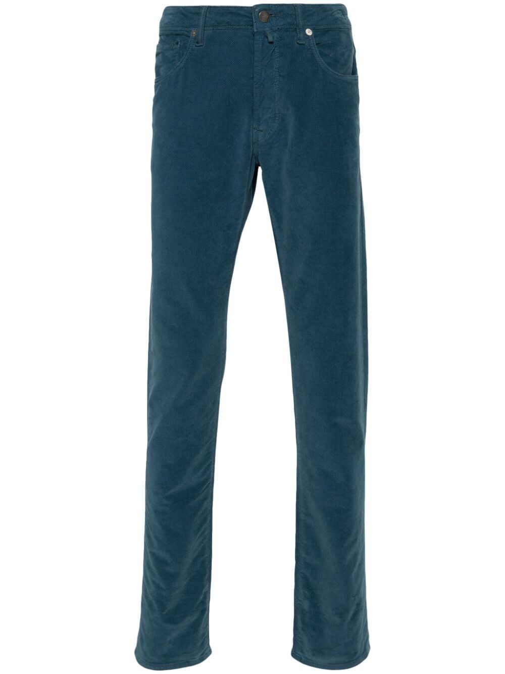 Incotex Blue Division 5 Pocket Stretch Vintage In Blue