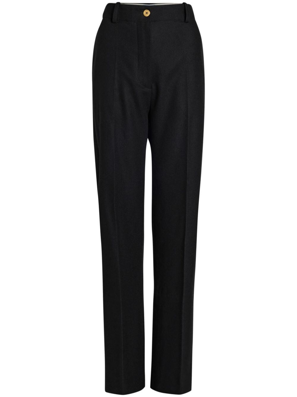 Patou Large Belt Trousers In Black