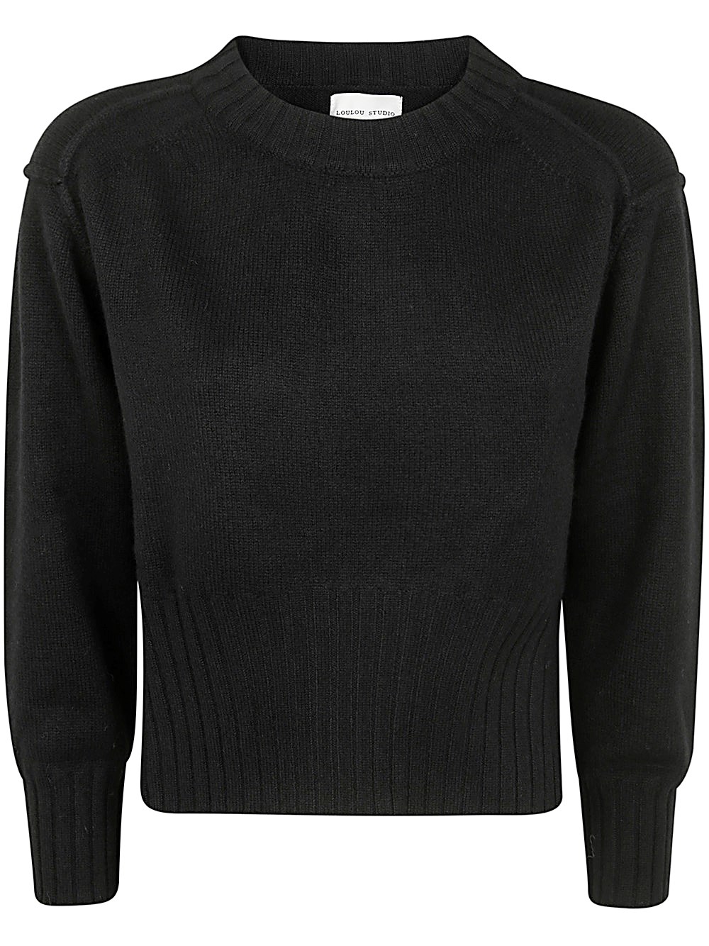 Loulou Studio Sweater In Black  