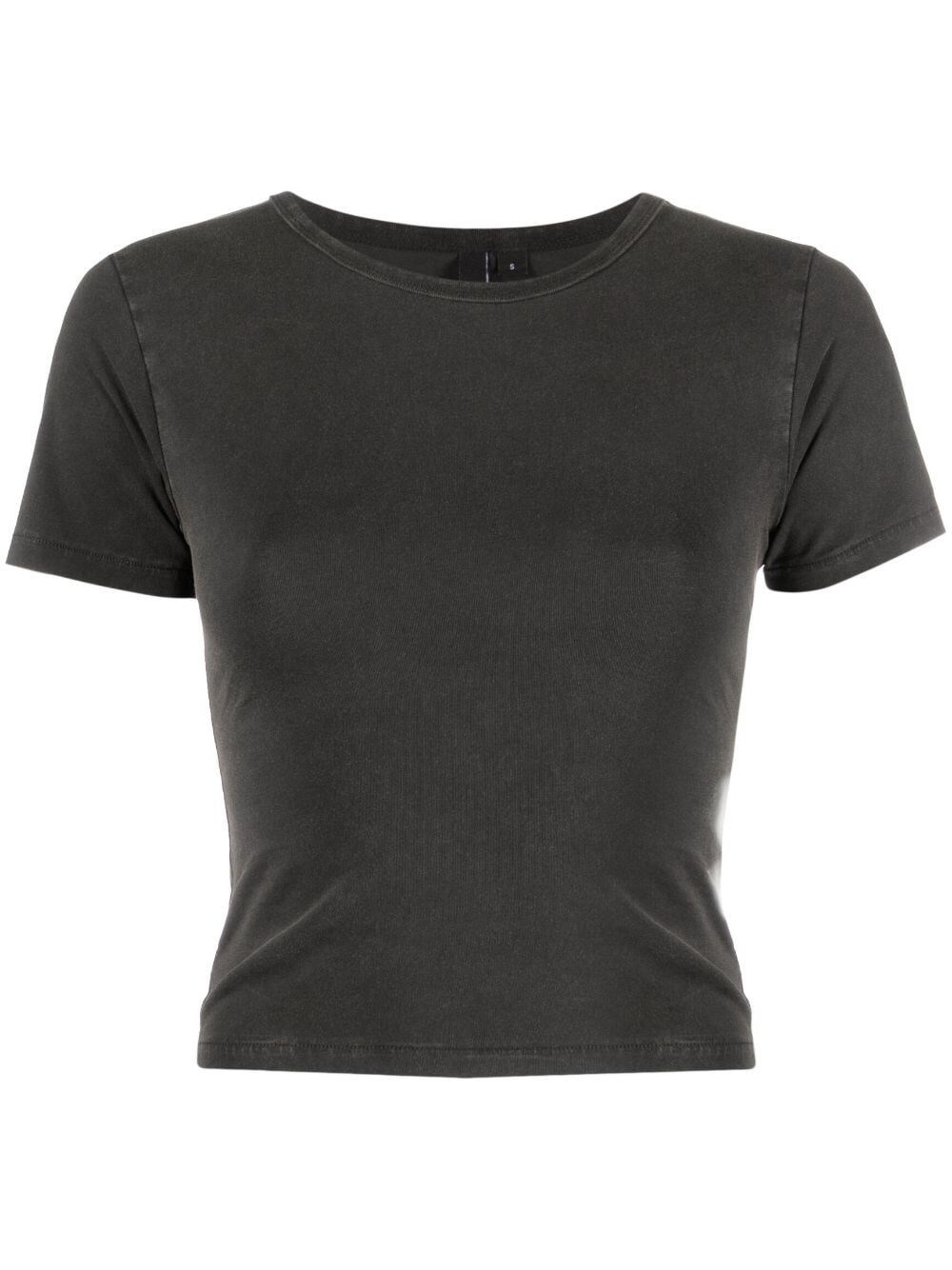 Entire Studios Washed Short-sleeved T-shirt In Black