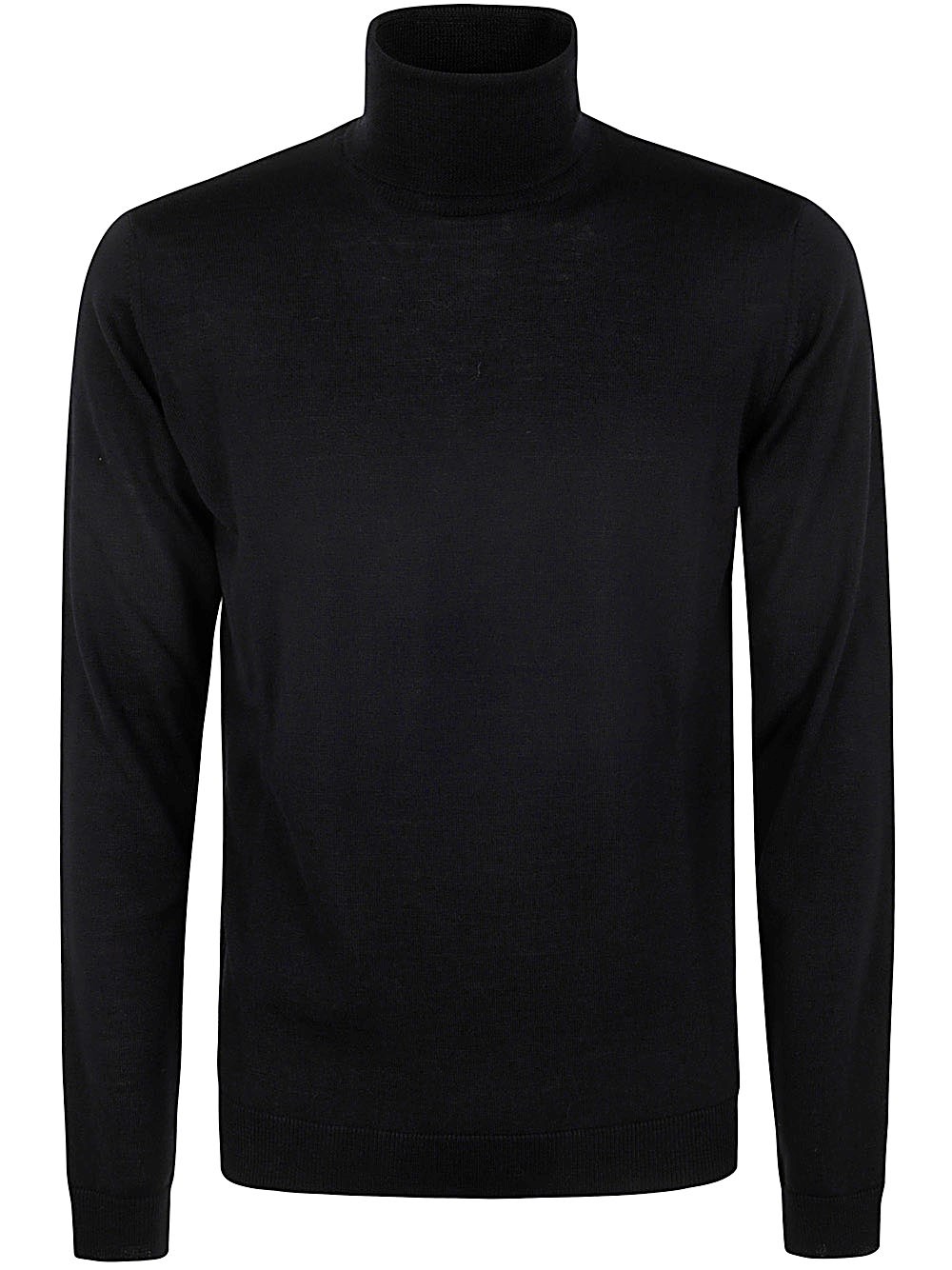 Nuur Long Sleeves Turtle Neck Sweater In Black  