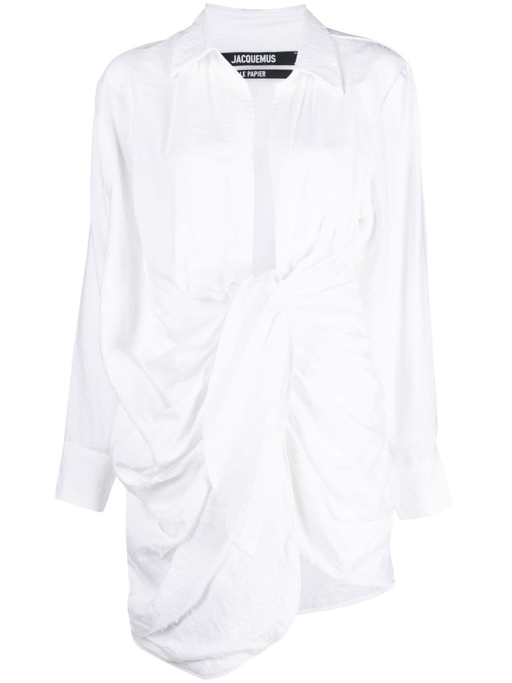 Shop Jacquemus 21h213dr009.1020 In White