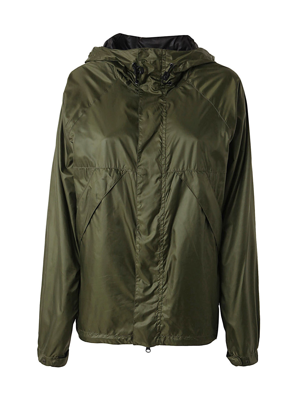 Aspesi Woman Jacket Military Green Size L Polyester In Green