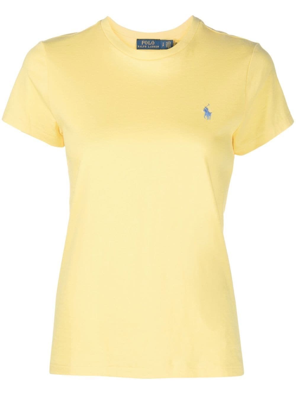 Polo Ralph Lauren Coastal Yellow Cotton T-shirts And Polos In Yellow