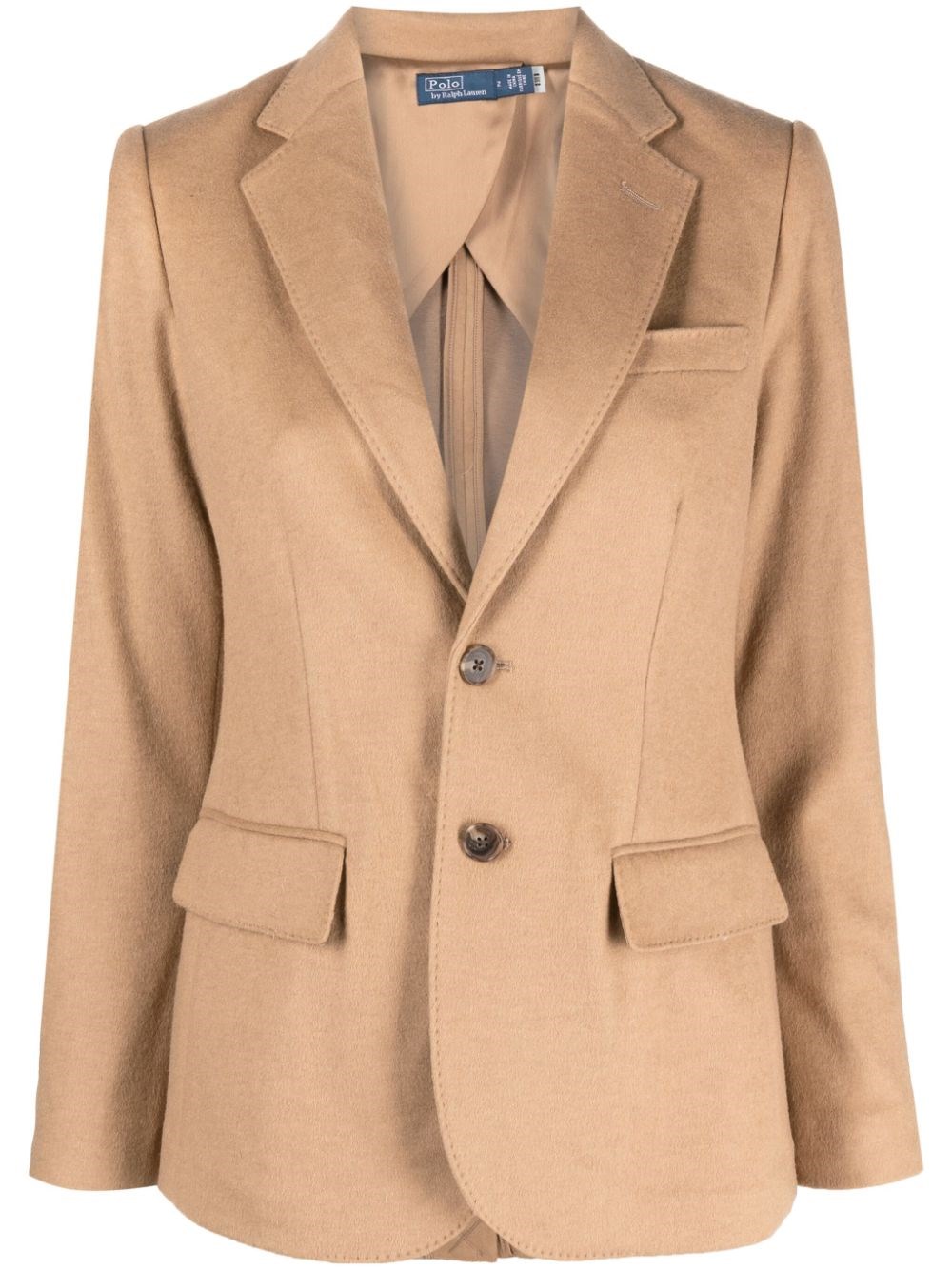 Polo Ralph Lauren Slim-cut Single-breasted Blazer In Brown