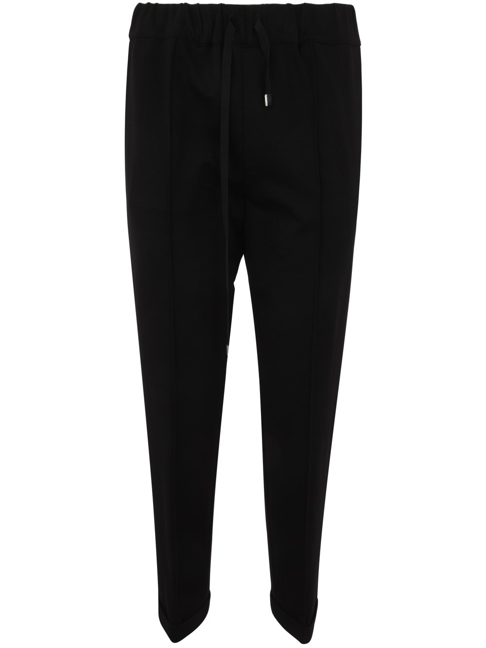 Liviana Conti Straight Leg Trousers In Black  