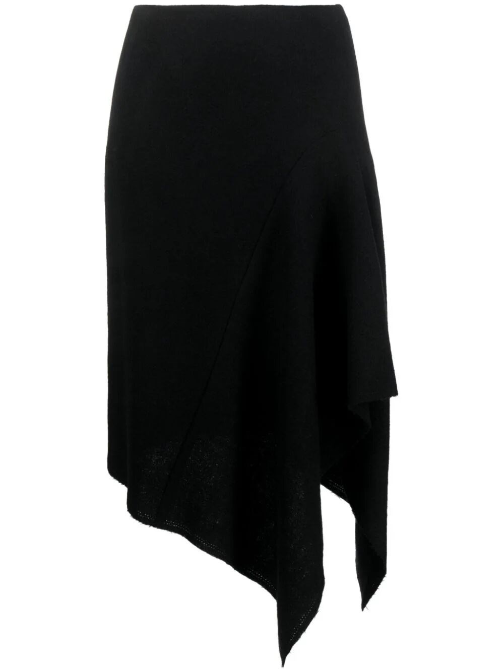 Dries Van Noten Zipper Skirt In Black