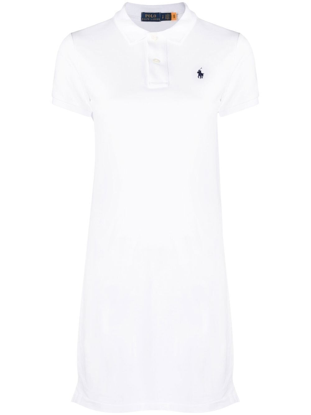 Polo Ralph Lauren Polo Pony Short-sleeved Dress In White