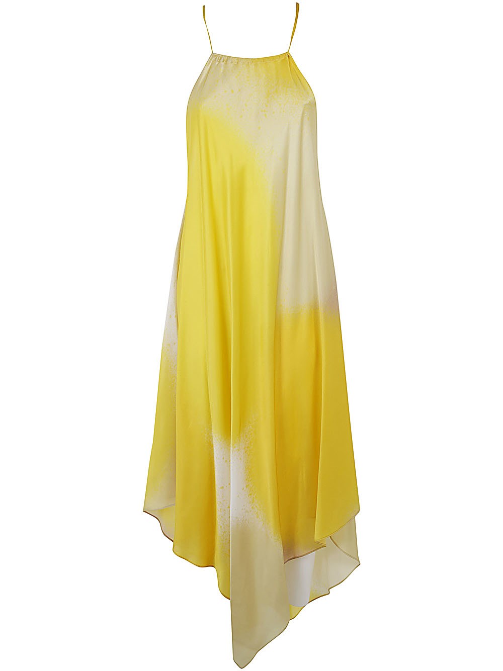 Gianluca Capannolo Isabelle Silk Dress In Yellow