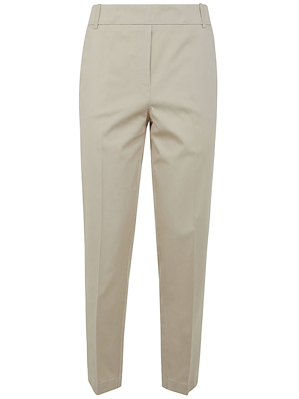 Kiltie Hugo Straight Leg Pants With Lapel In Brown