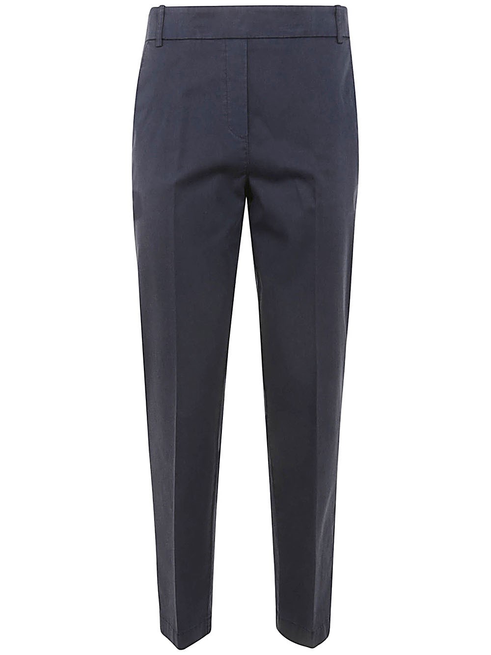 Kiltie Hugo Straight Leg Pants With Lapel In Blue