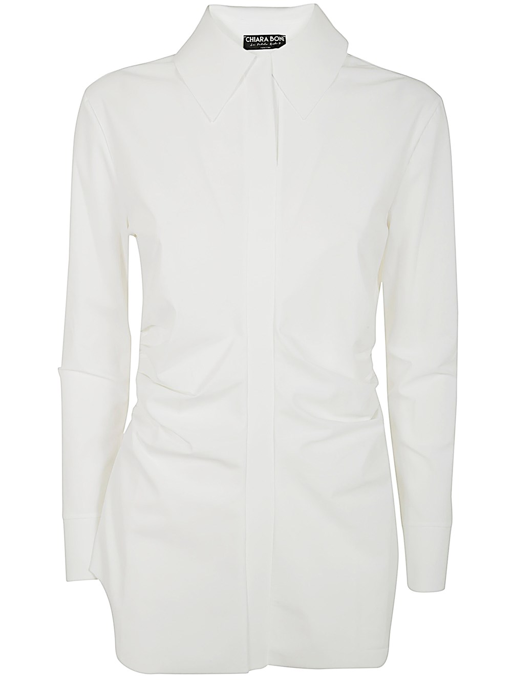 Chiara Boni La Petite Robe Doris Shirt Jersey In White