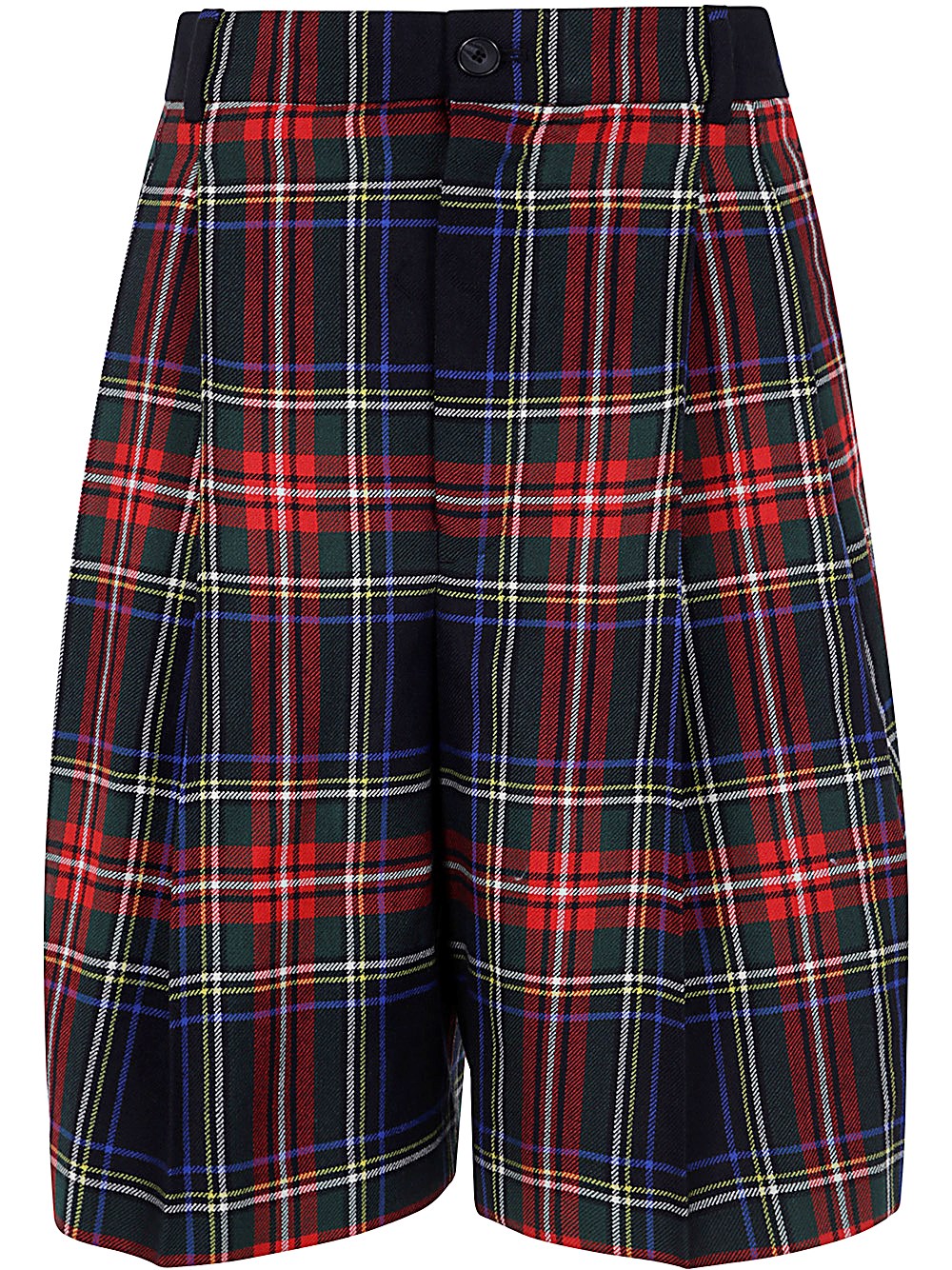 Polo Ralph Lauren Checked Pleated Shorts In Red