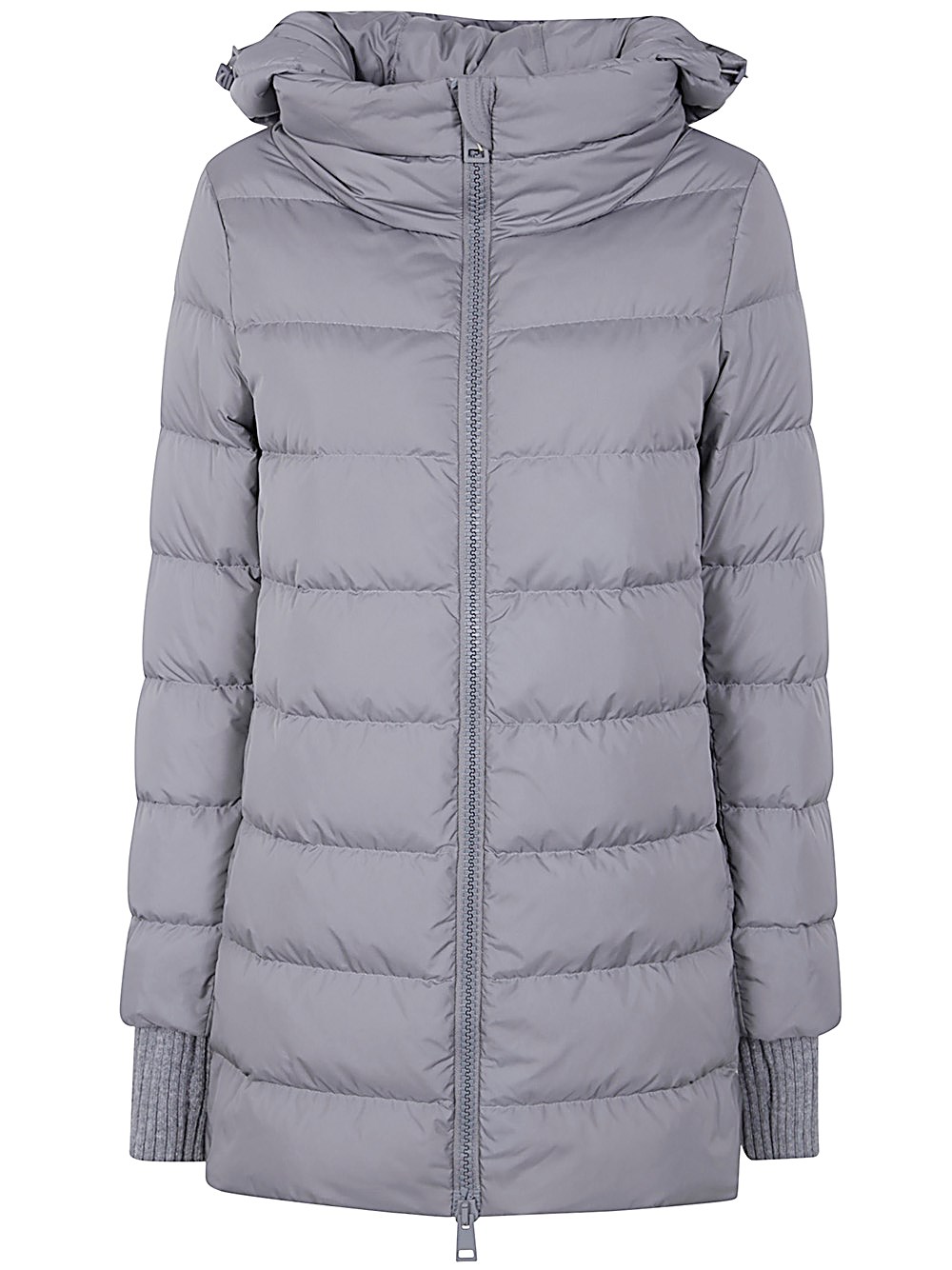 Herno A-shape Chamoix Down Jacket Clothing In Gray