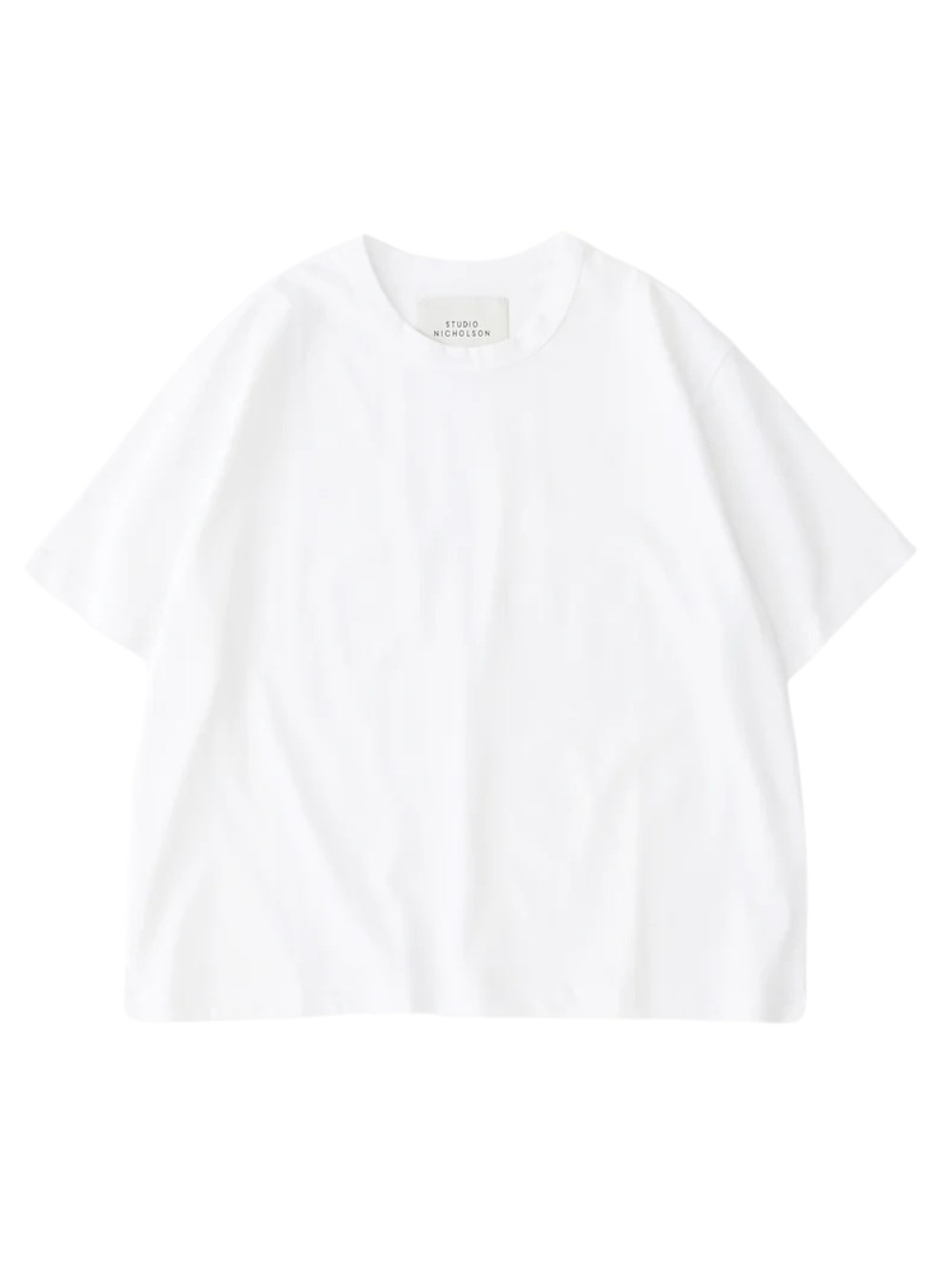 Studio Nicholson Womens Short Sleeve T-shirt In White
