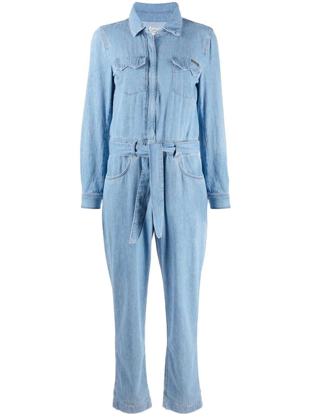 Washington Dee Cee Washington Dee-cee Woman Denim Shirt Blue Size Xs Cotton In Blue