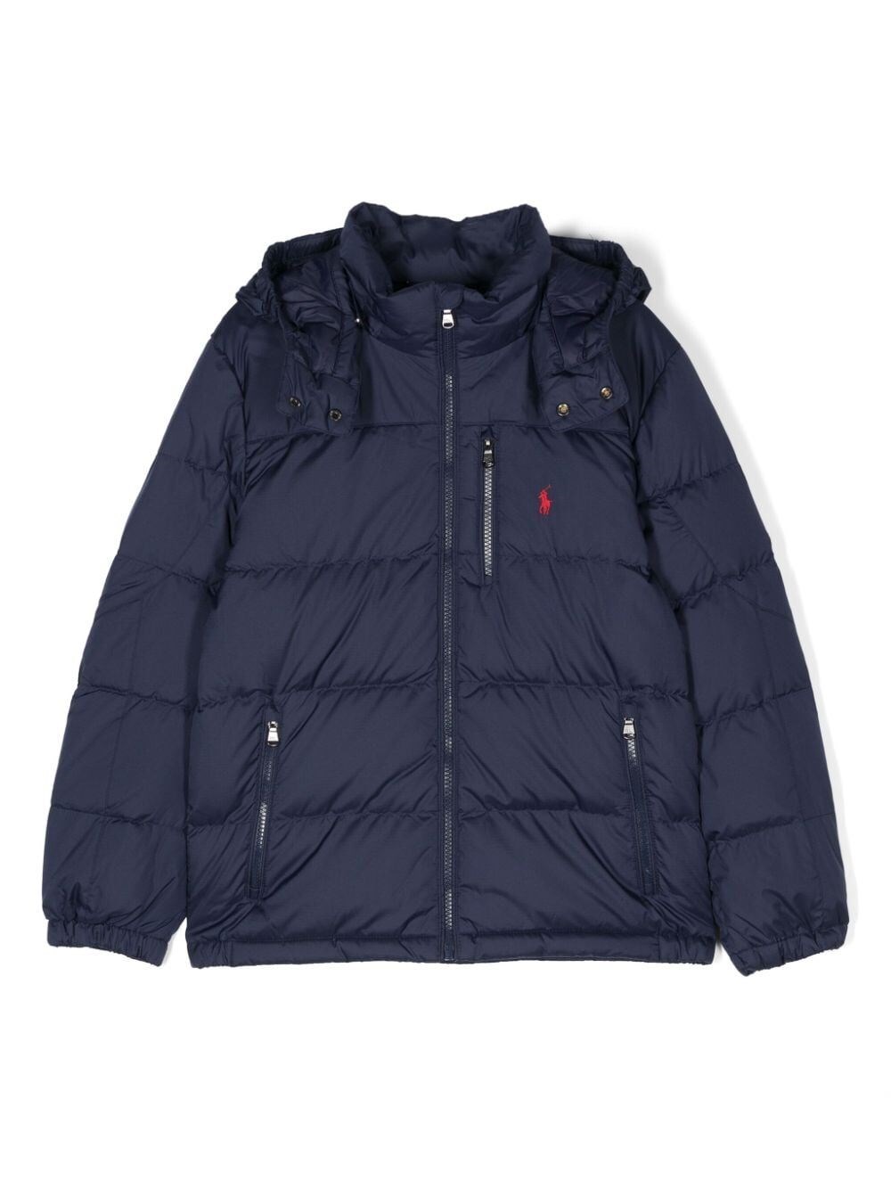 Polo Ralph Lauren Ripstop Down Hooded Jacket In Blue