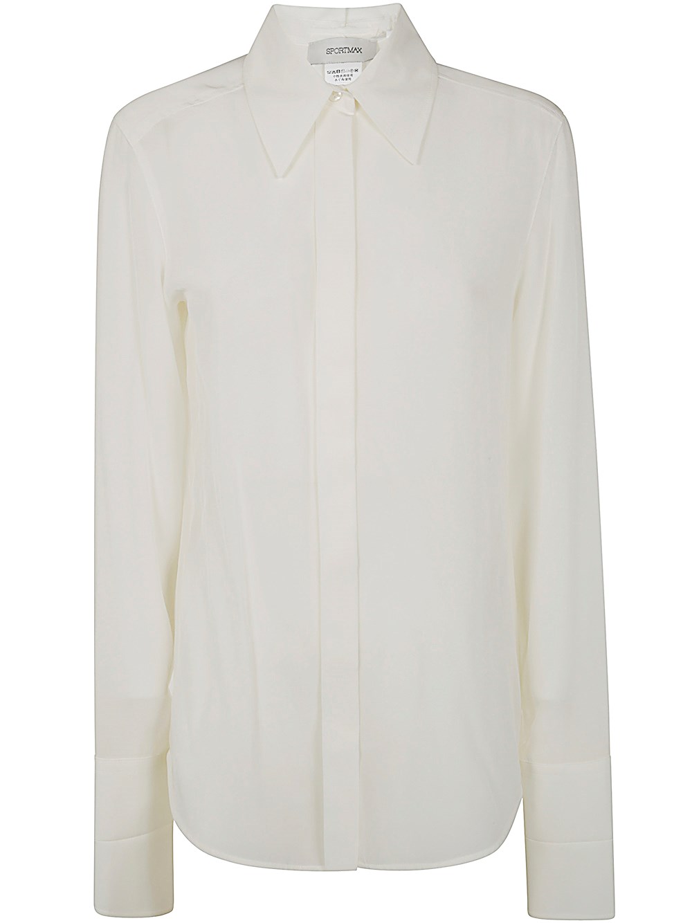 Max Mara Sportmax Lelia Classic Shirt In White