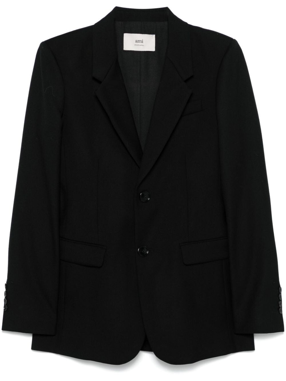 Ami Alexandre Mattiussi Ami Paris Jacket In Navy Blue
