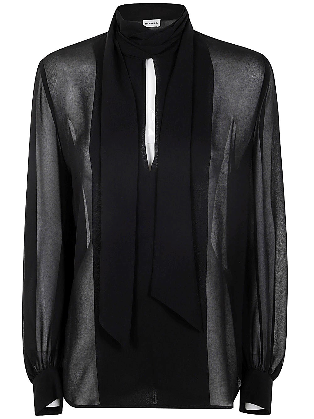 P.a.r.o.s.h Olivi Leather Oversized Jacket