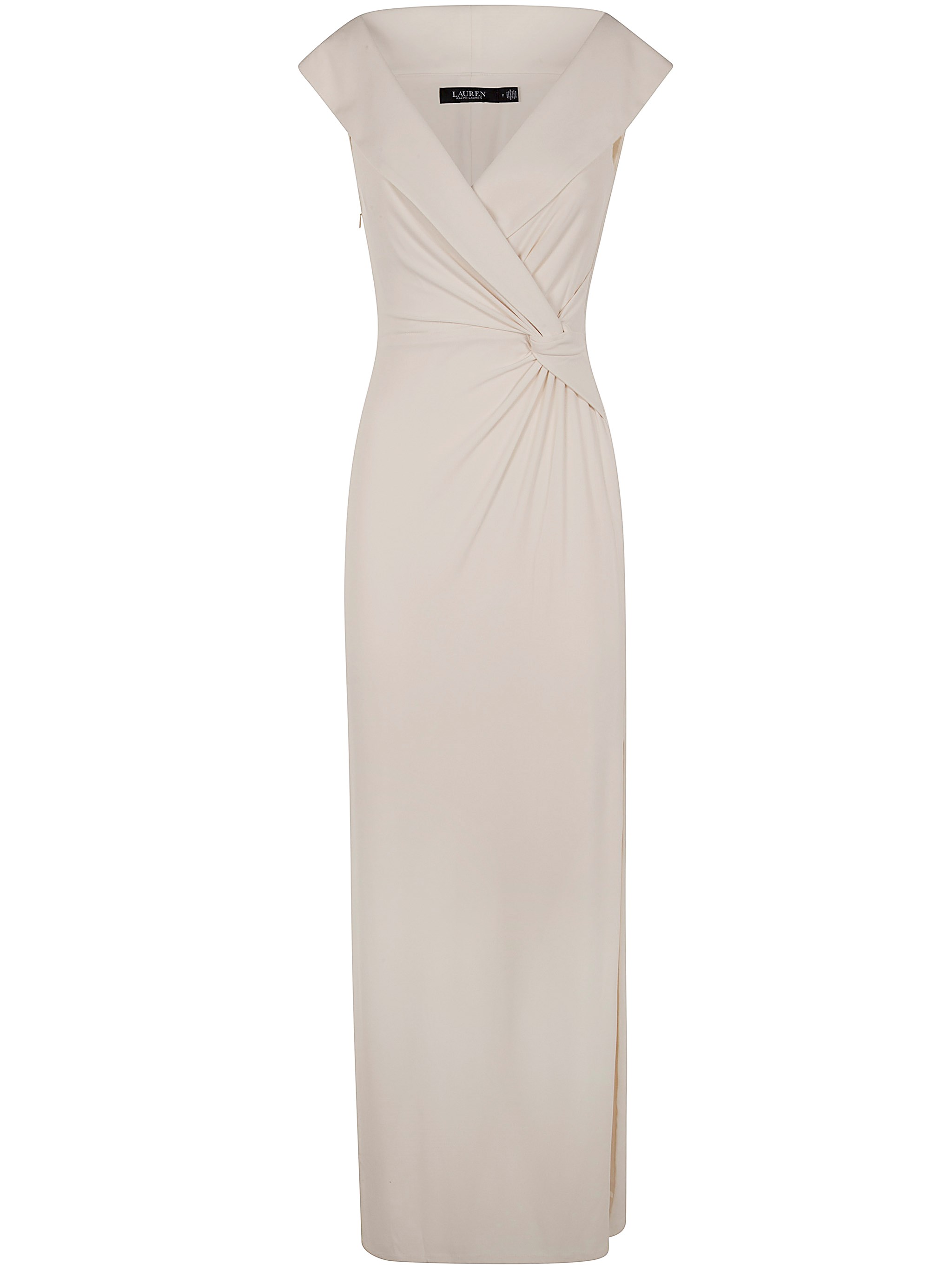Ralph Lauren Leonidas Sleevesless Gown In White