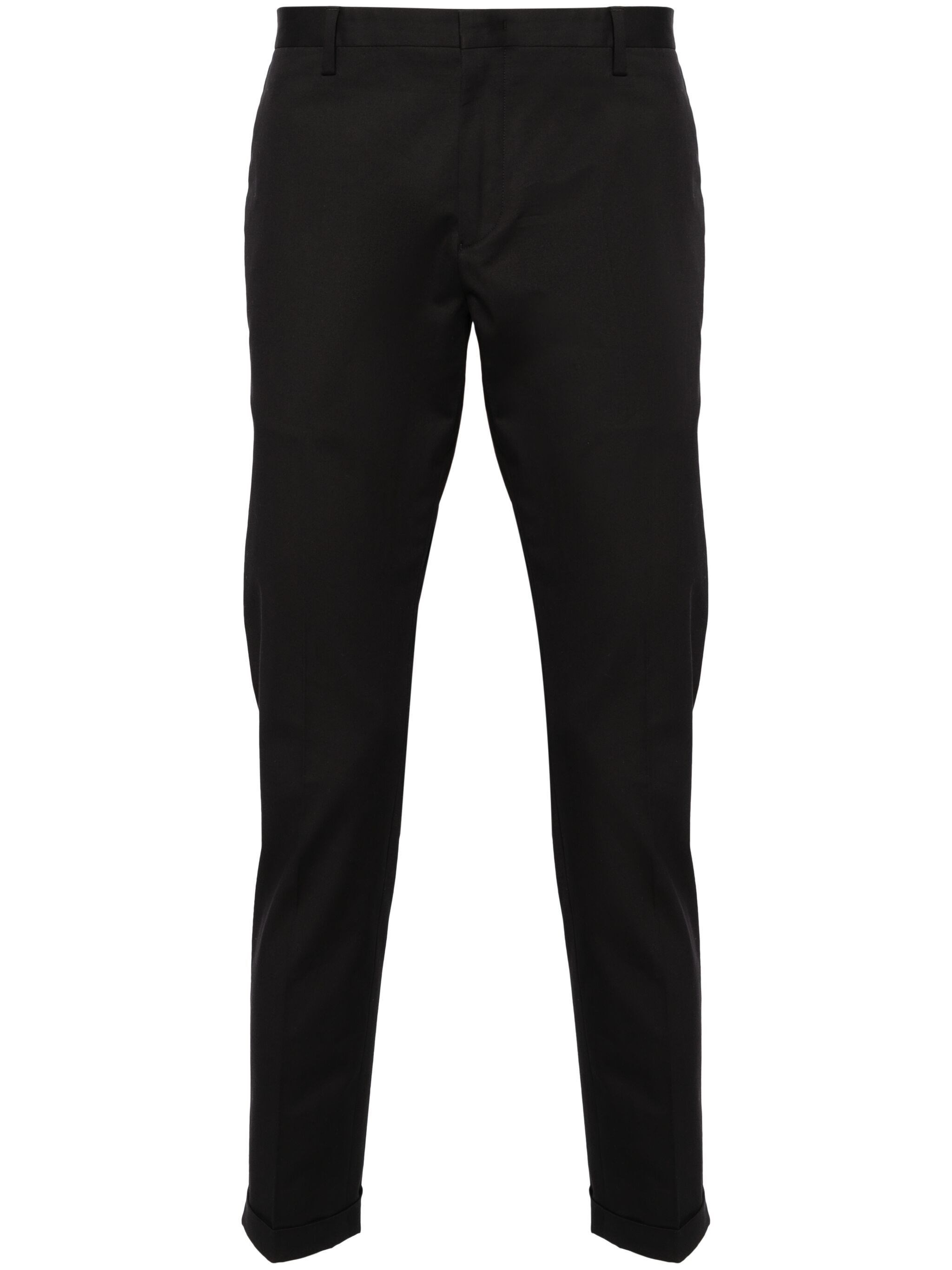 Paul Smith Cuffed Hem Trousers With Side And Back Pockets