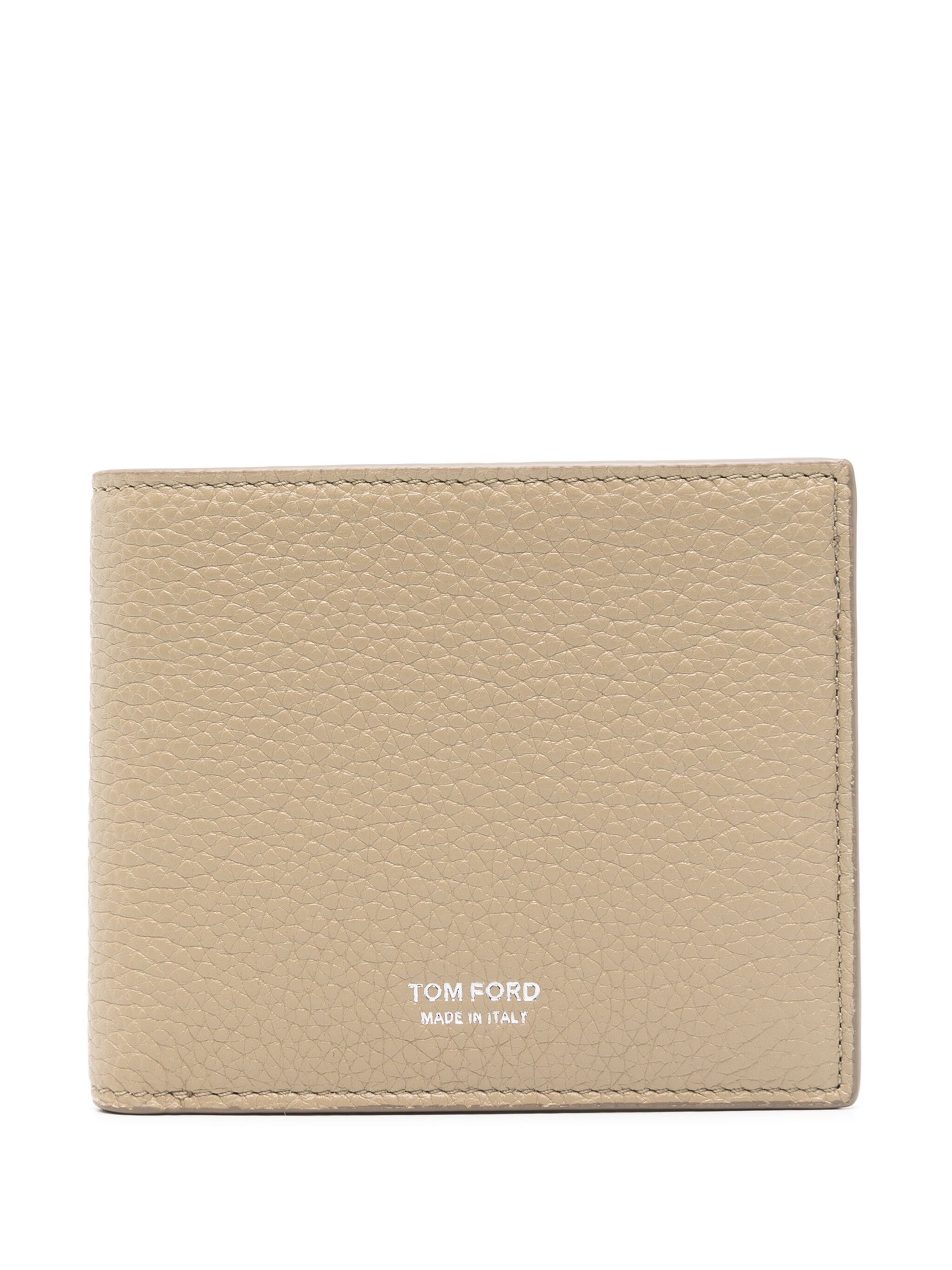 Tom Ford Mens Wallet In Beige