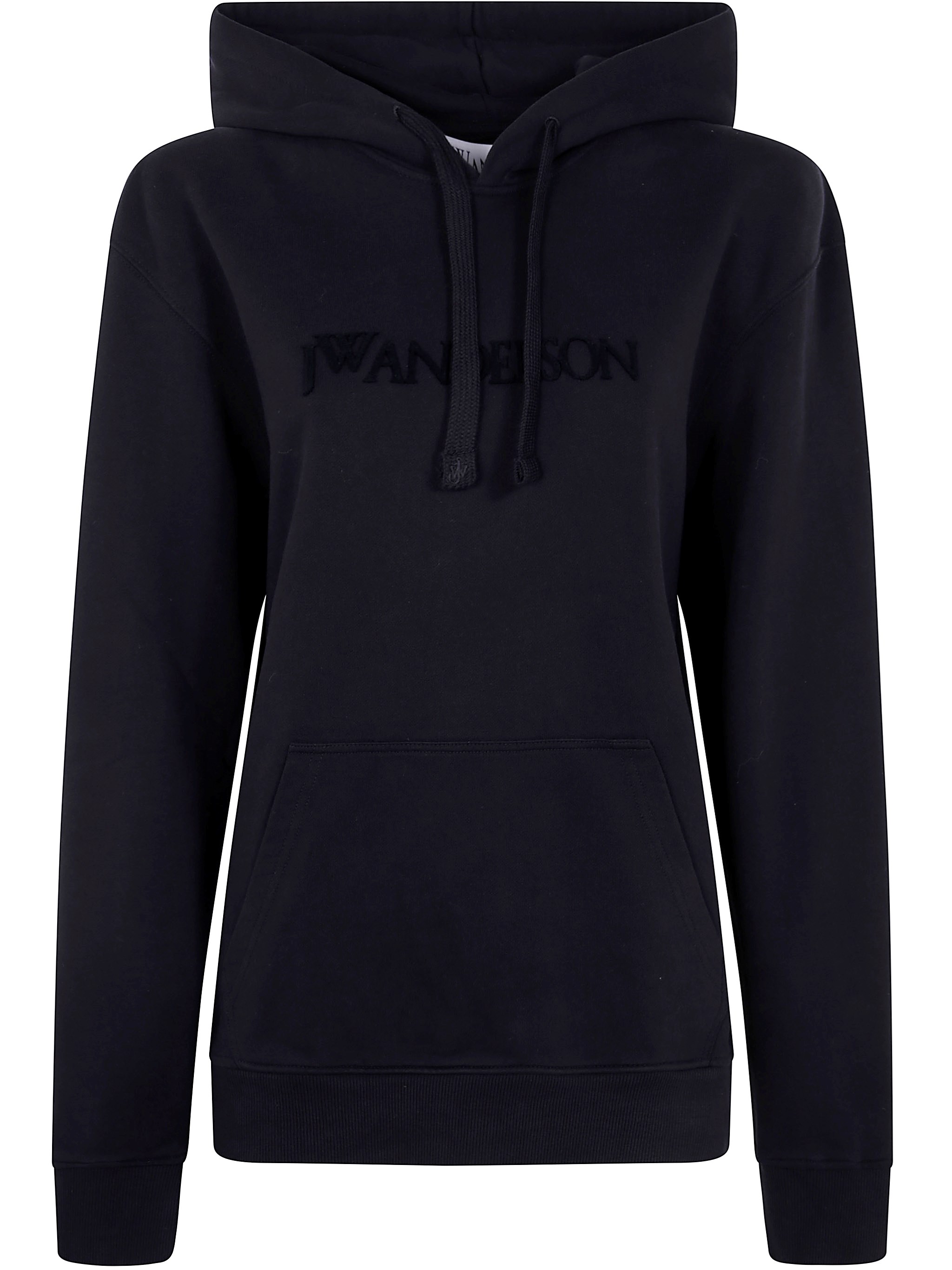 Jw Anderson J. W.anderson Logo Embroidery Hoodie By J. W.anderson In Black