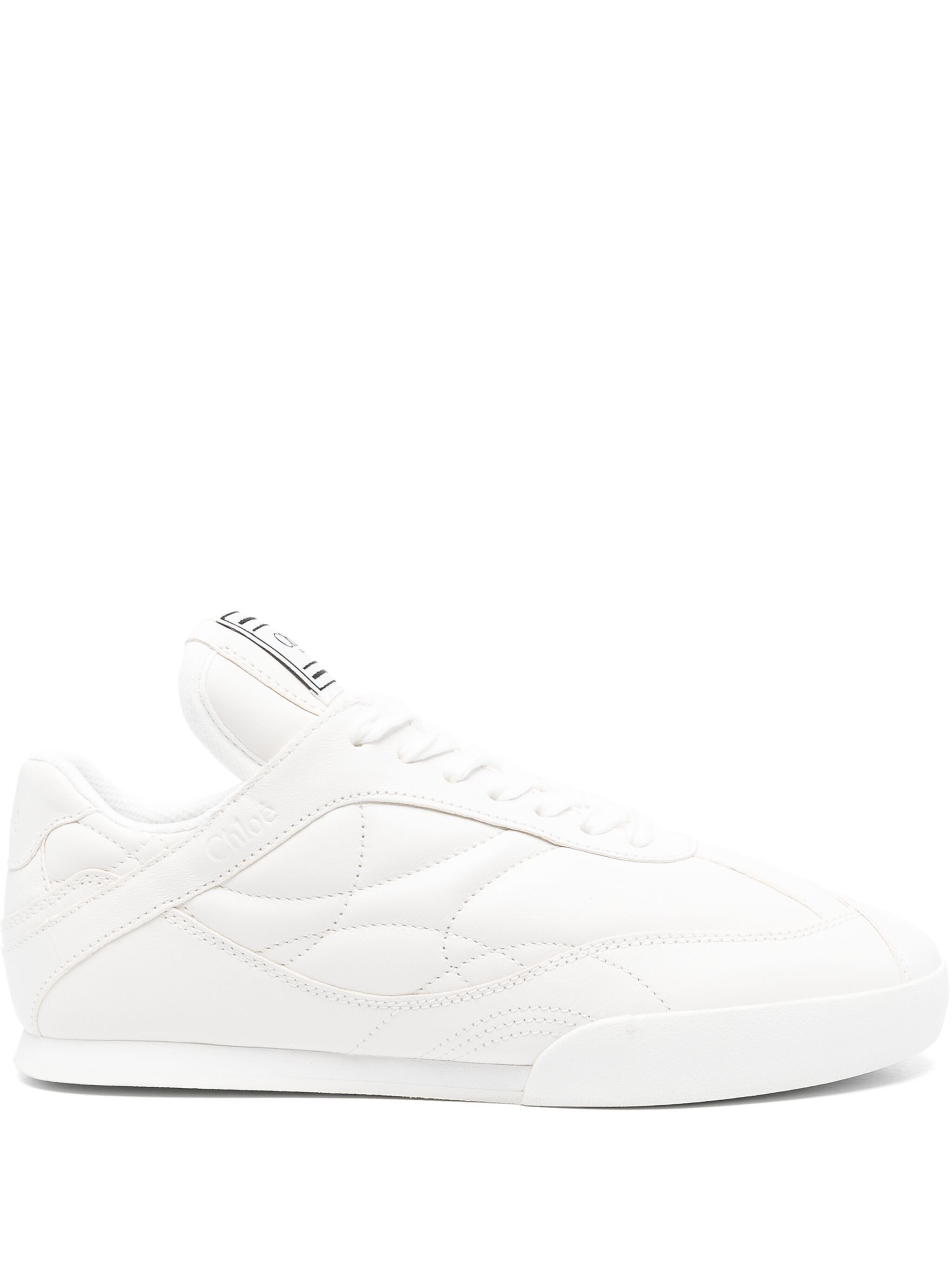 Chloé Chloe Kick Leather Sneaker In White