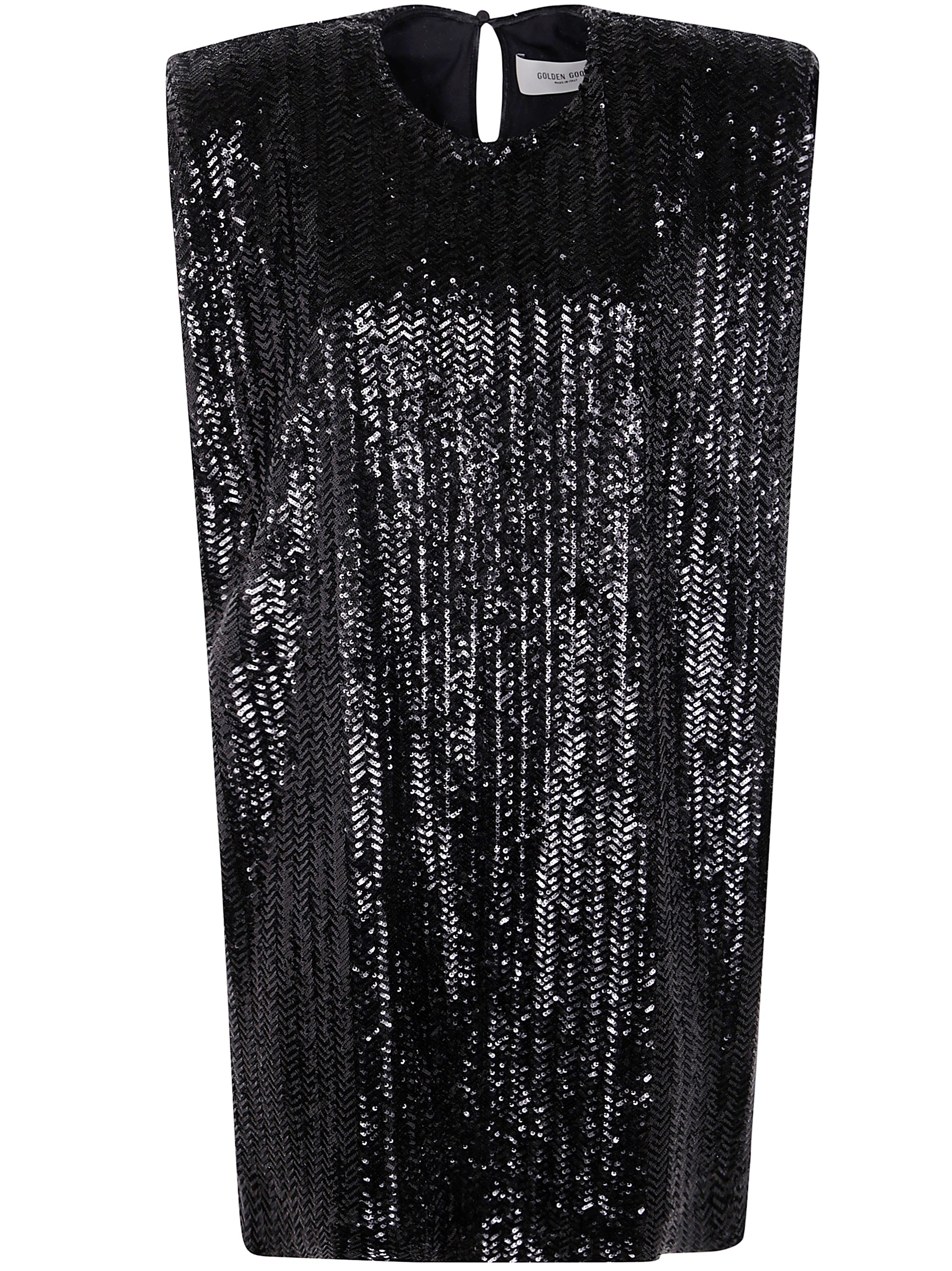 Golden Goose Sequin Mini Dress. In Black