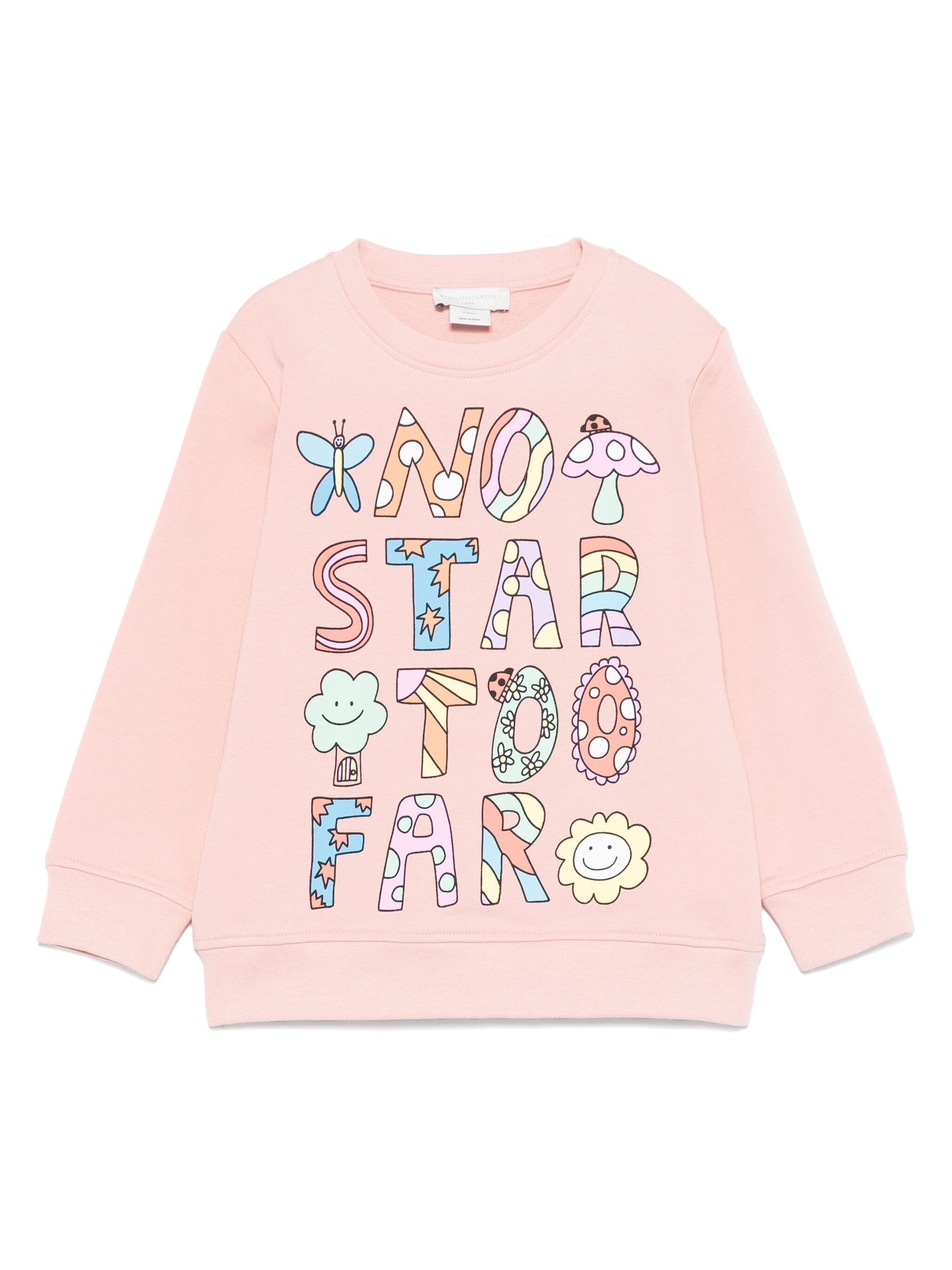 Stella Mccartney Sweatshirt In Pink