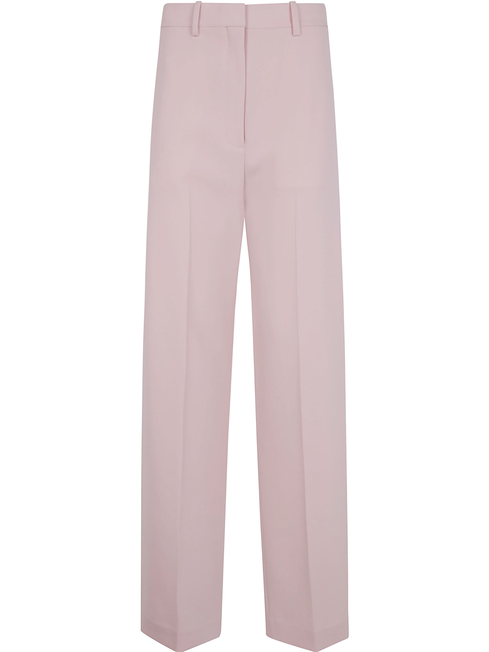 Theory Casual High-waisted Trousers For Women In Pink