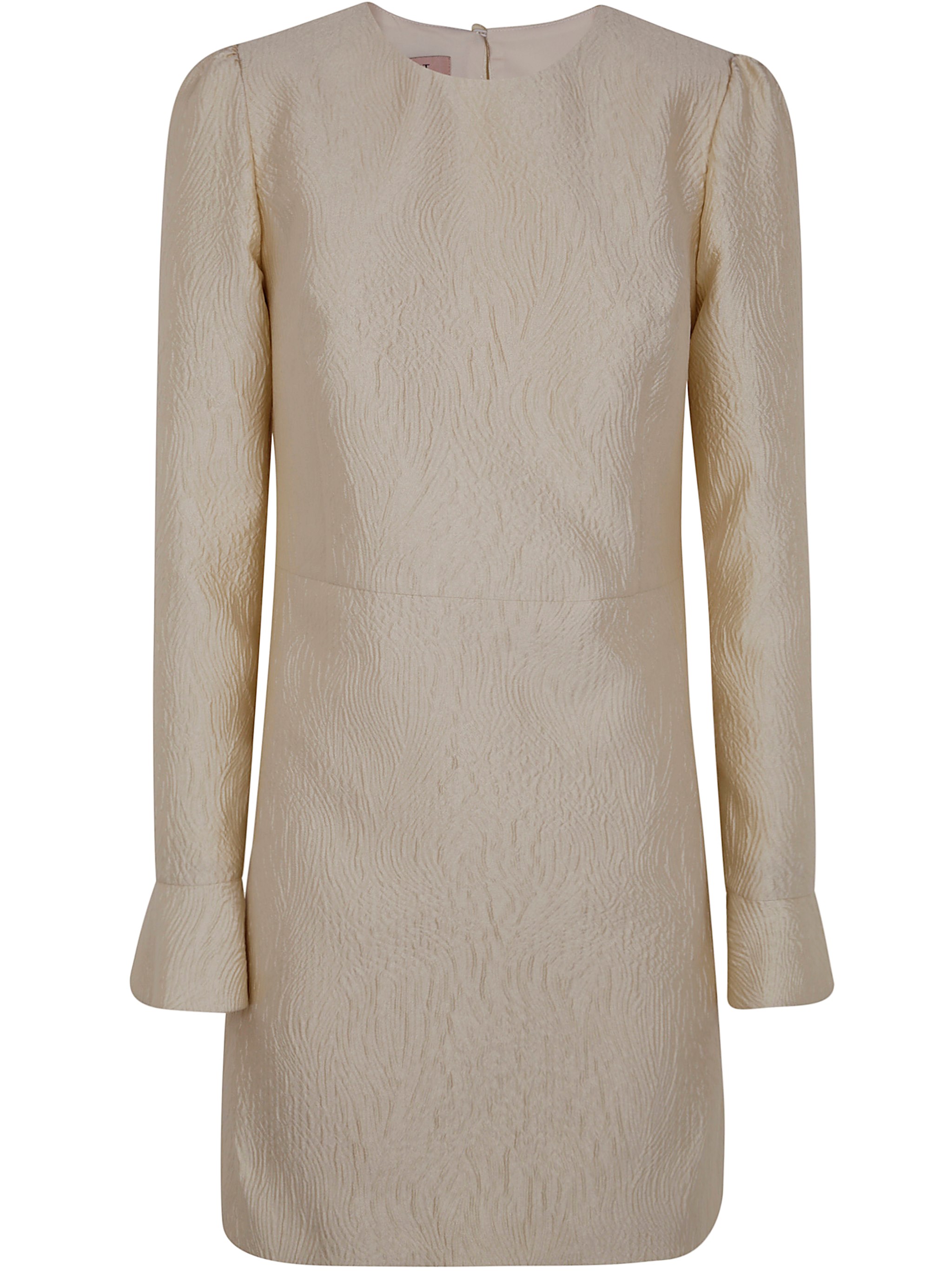 Twinset Twin-set Mini Dress In Metallic