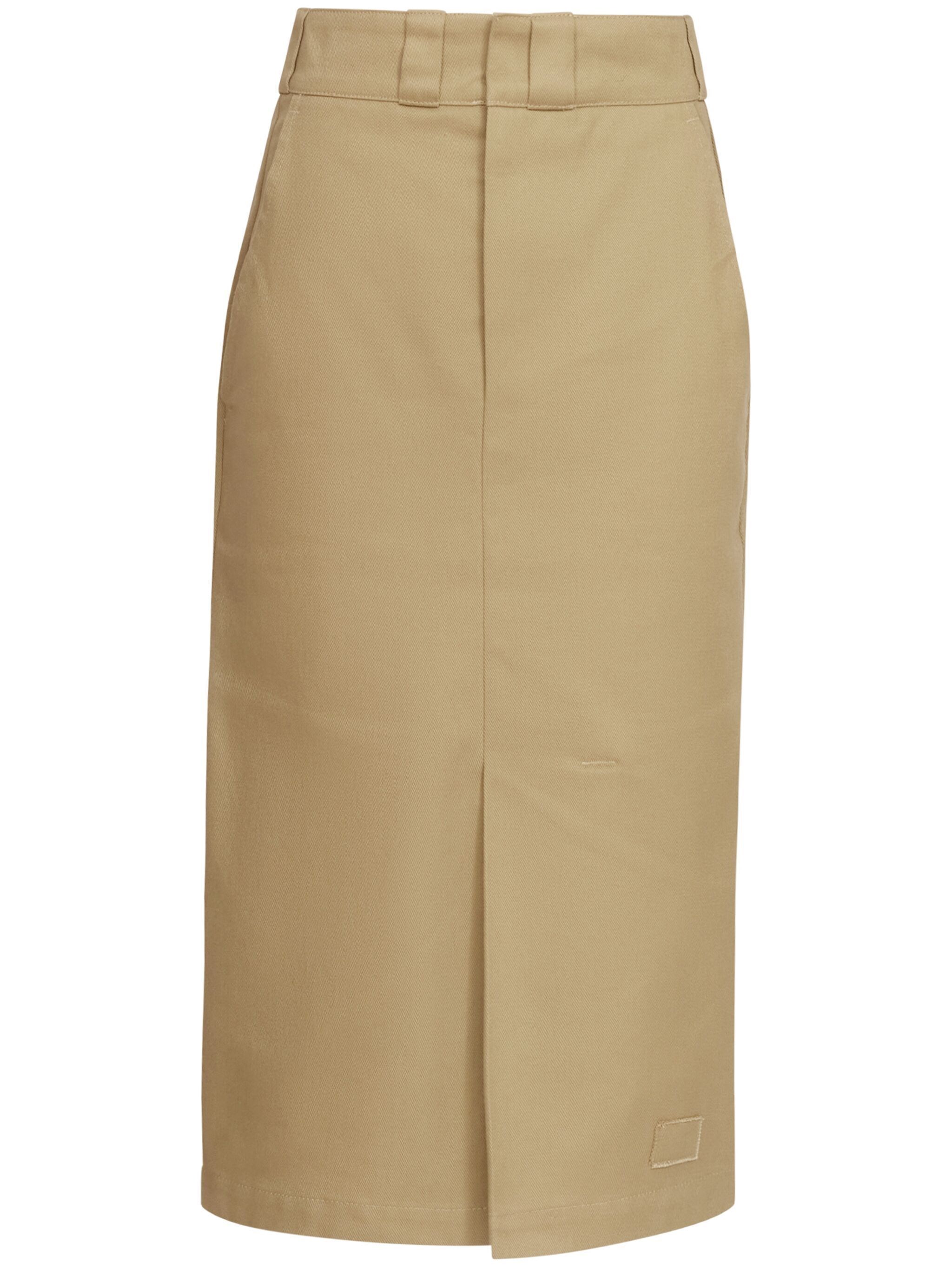 Maison Margiela Midi Skirt In Brown