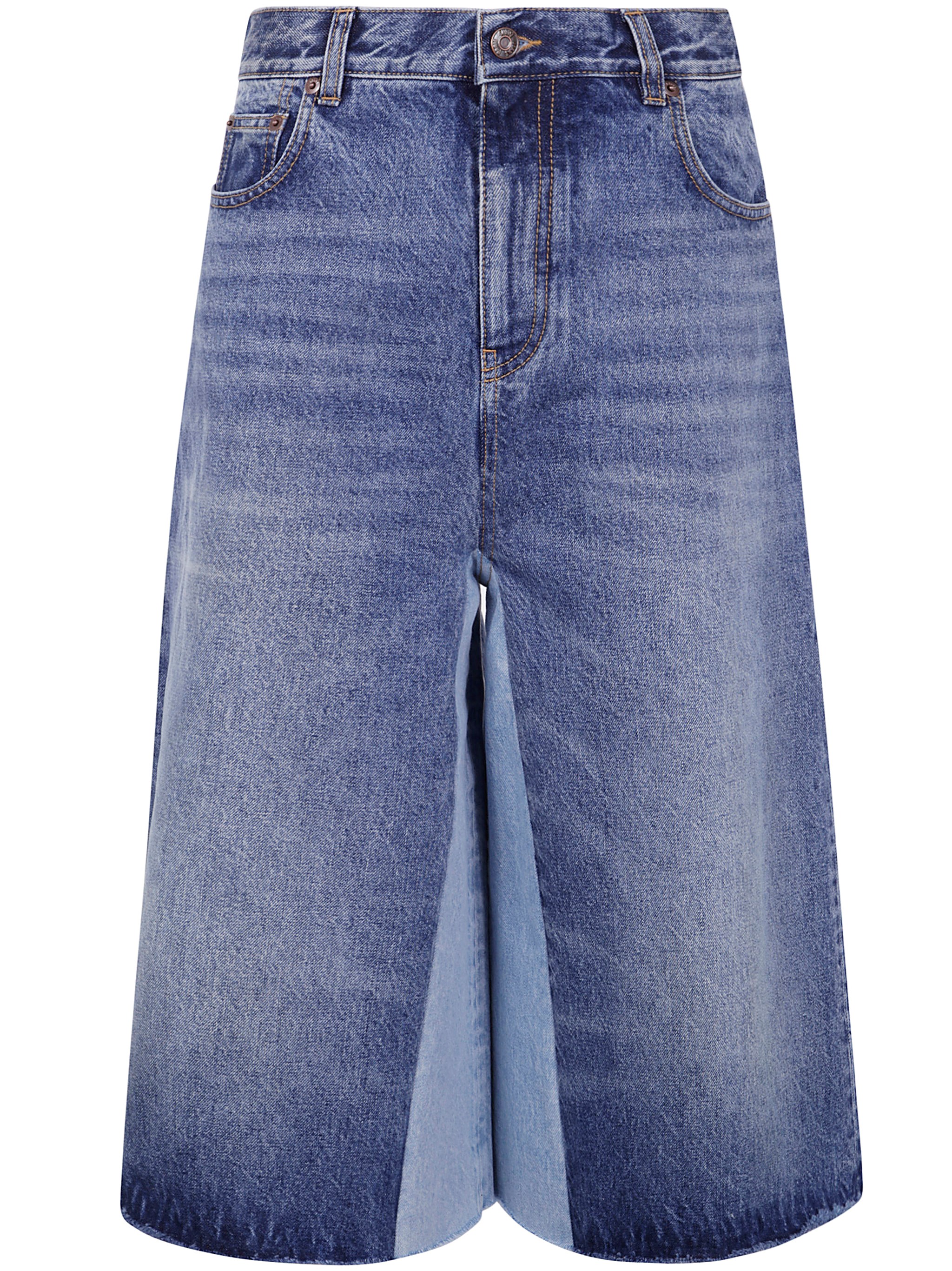 Chloé Denim Midi Skirt