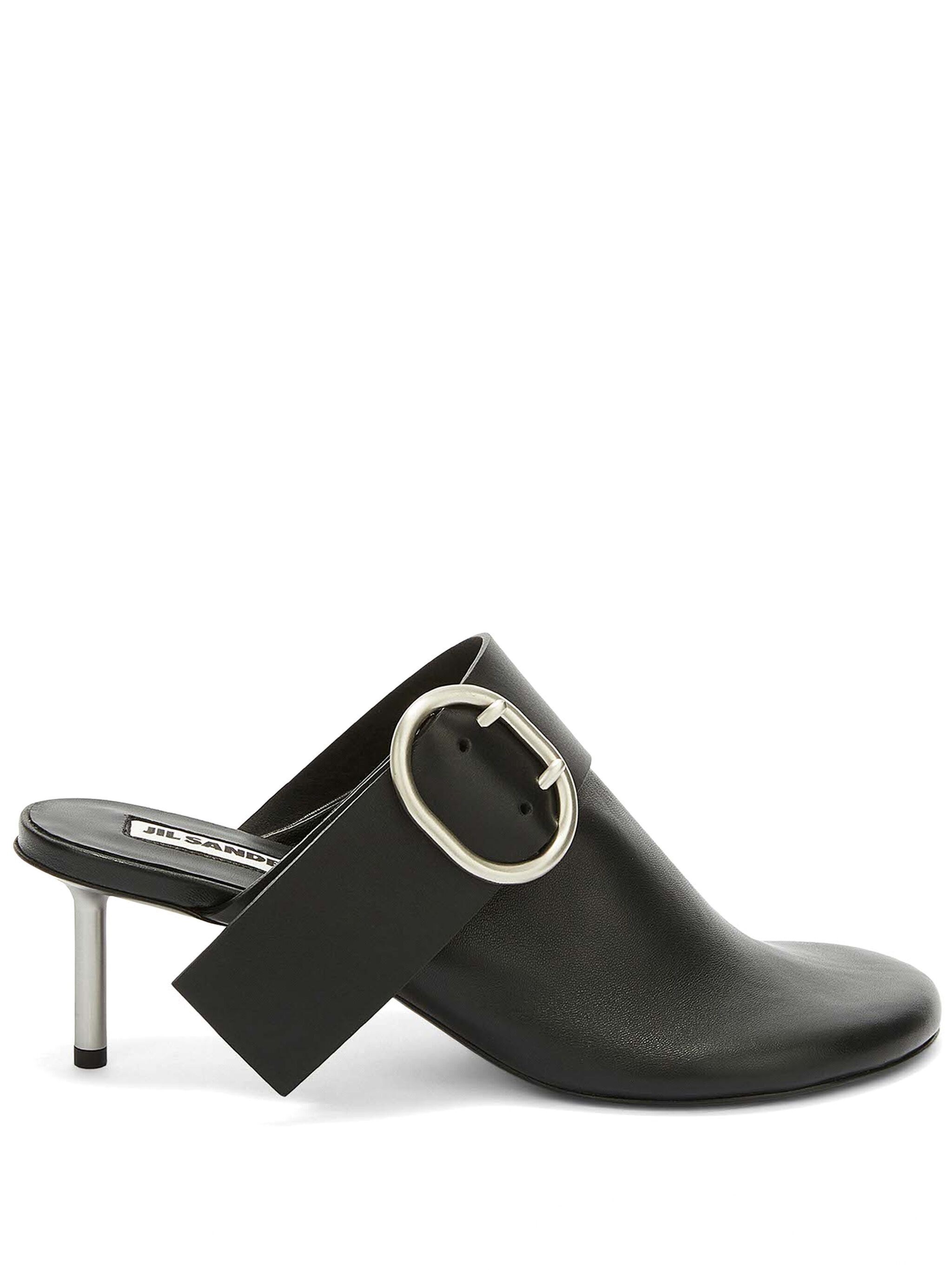 Jil Sander Mule Shoe In Black