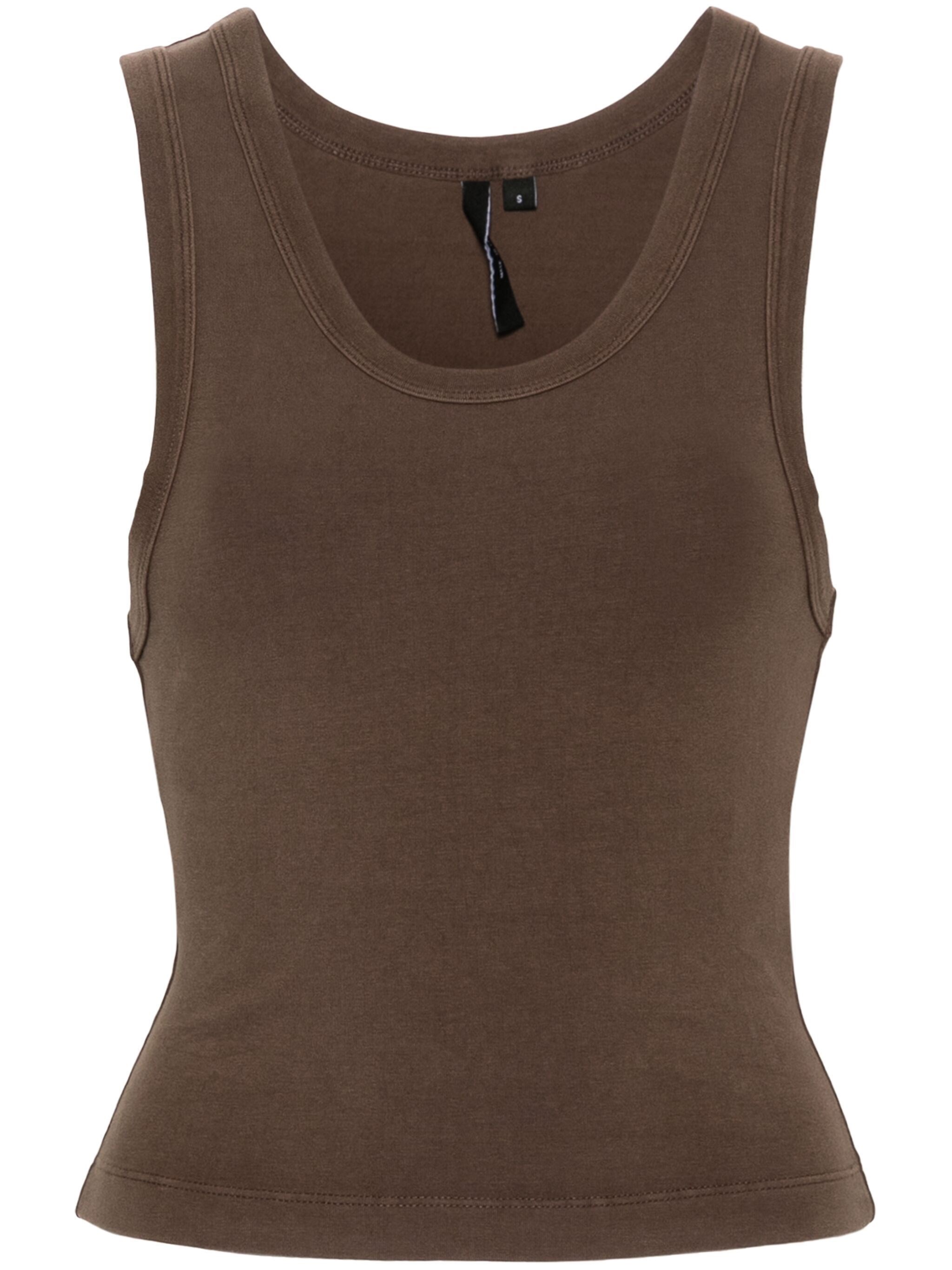Entire Studios Cropped Tank In Brown