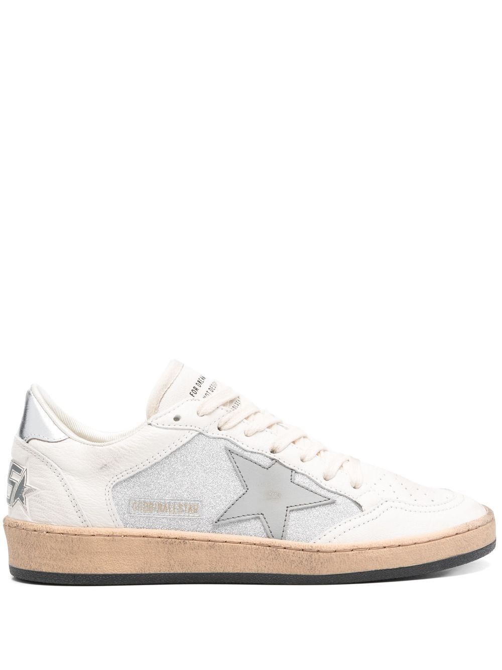 Golden Goose Ball Star Sneakers In Beige