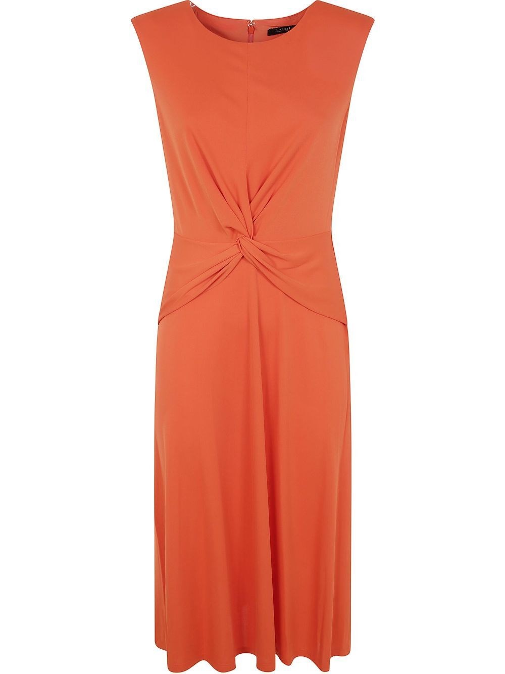 Ralph Lauren Tessanne Short Sleeve Day Dress By Lauren Ralph La In Yellow