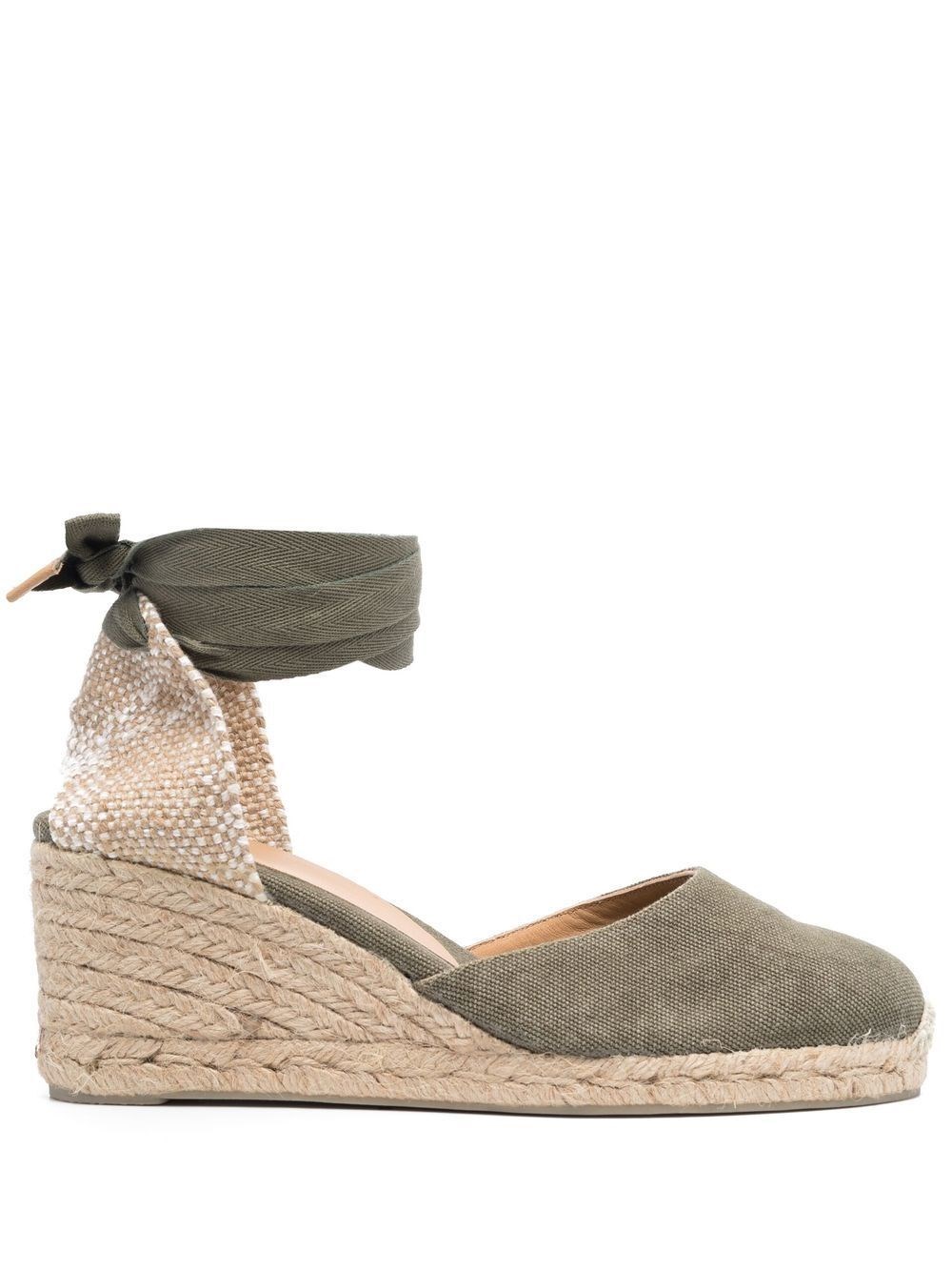 Castaã±er Castañer Carina Espadrille In Green
