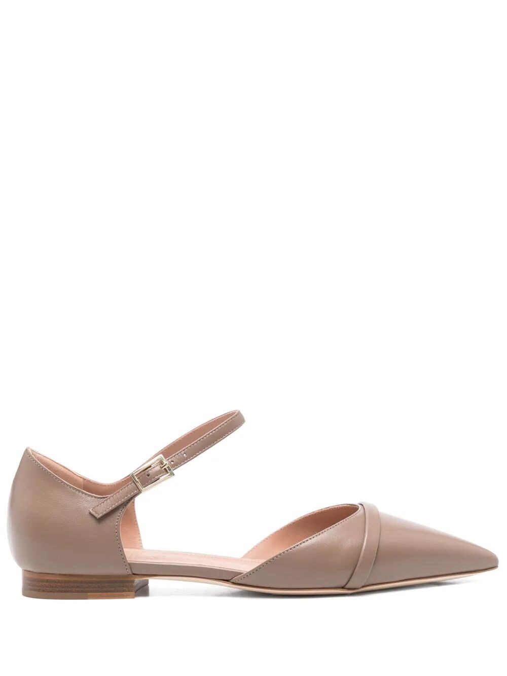 Malone Souliers Ulla 10 Flat Mary Jane In Brown