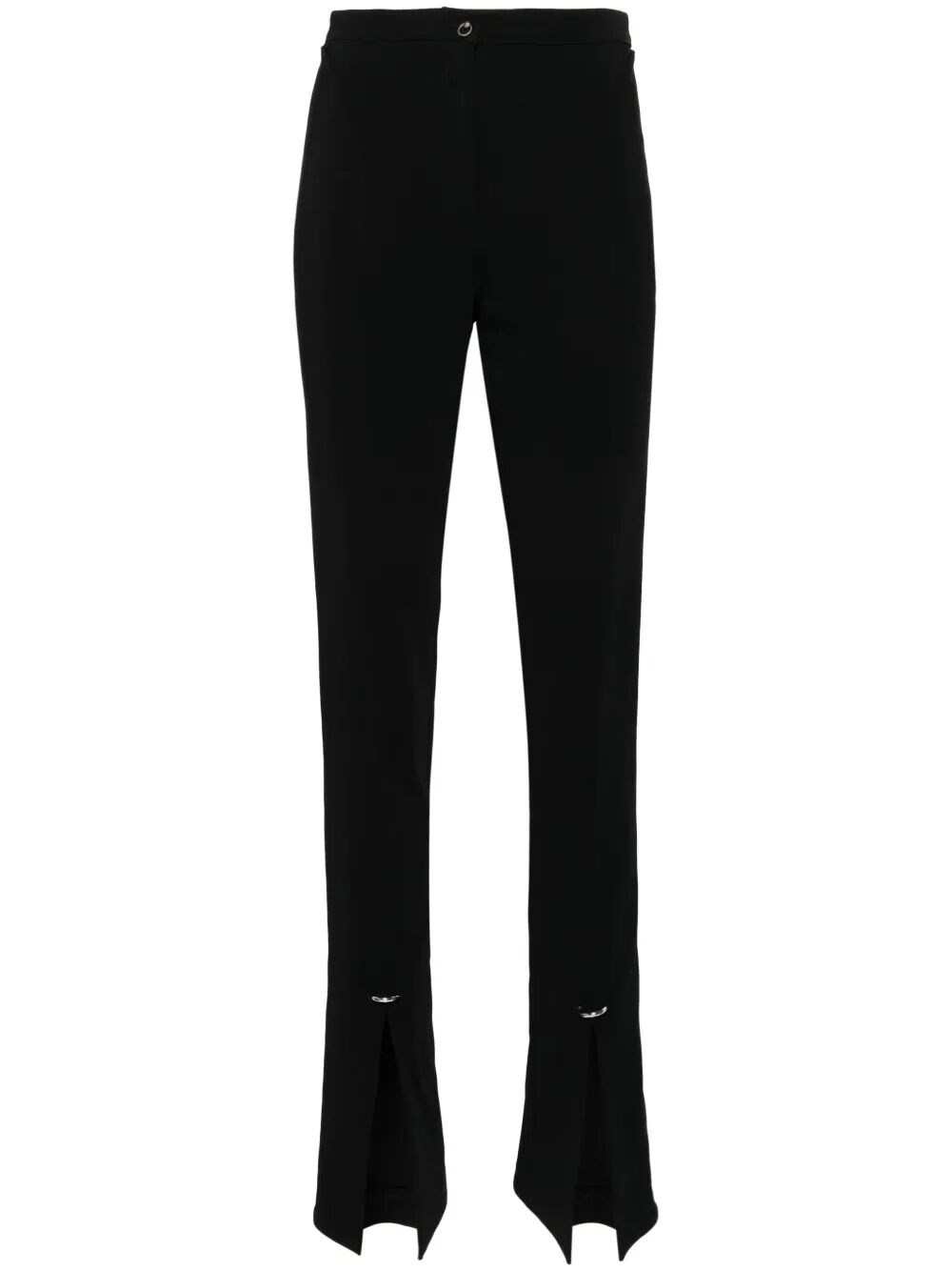 Mugler Piercing Detail Pant In Black  
