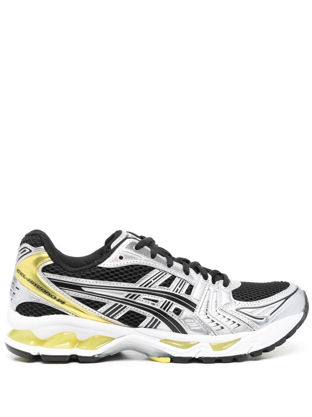 Asics Gel-kayano 14 "lemon Spark" Sneakers In Black  