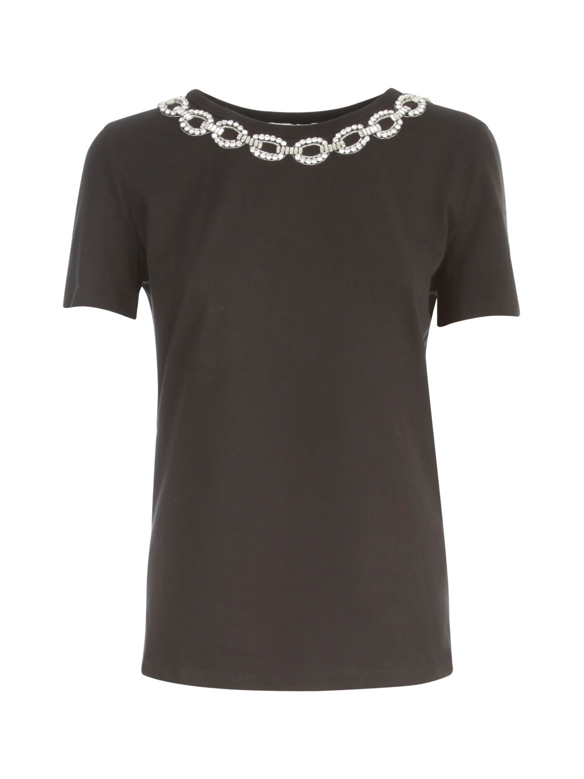 Blumarine Black Tshirt In Black