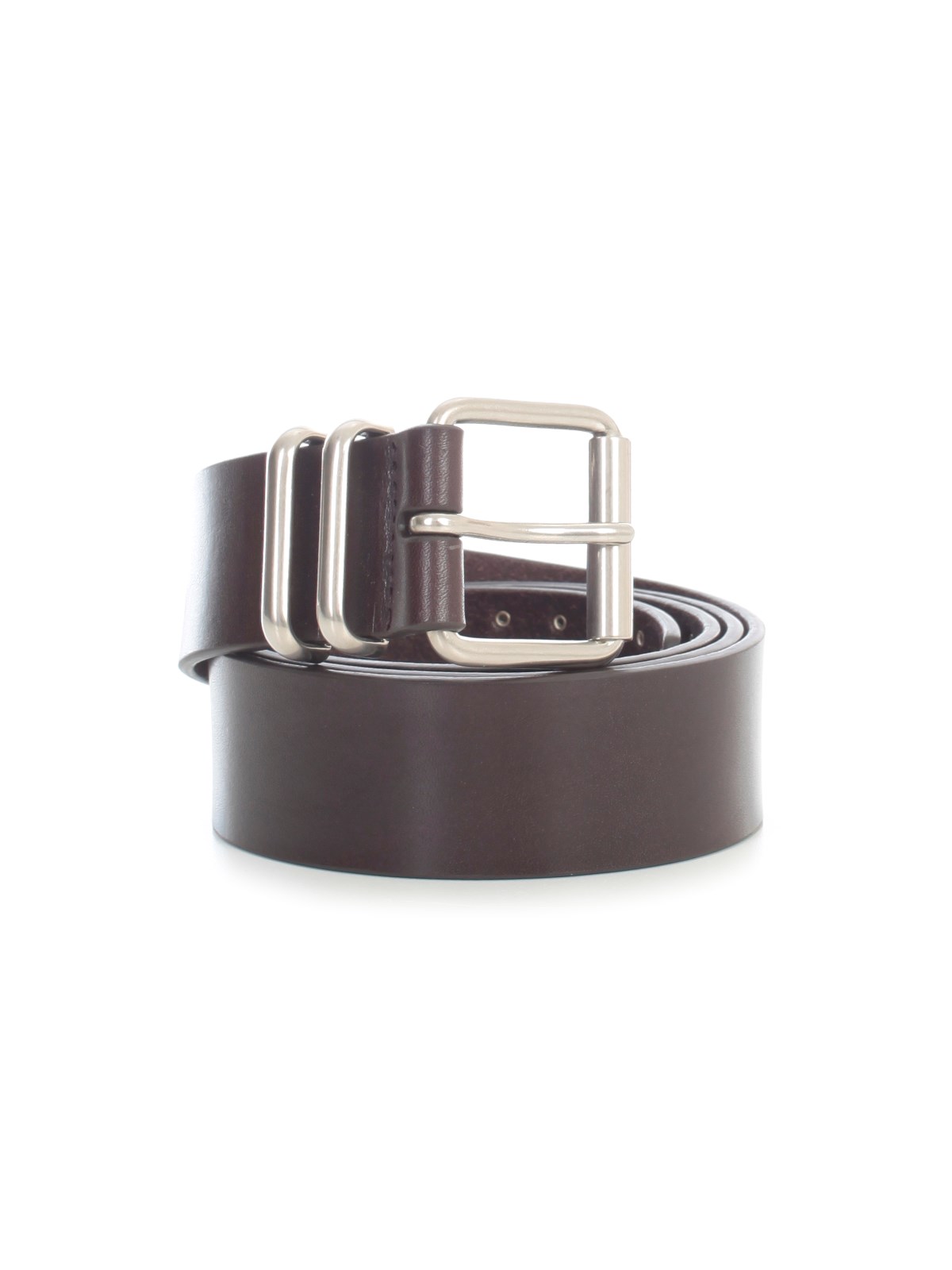Dries Van Noten Belt202 Belt W/stud In Brown