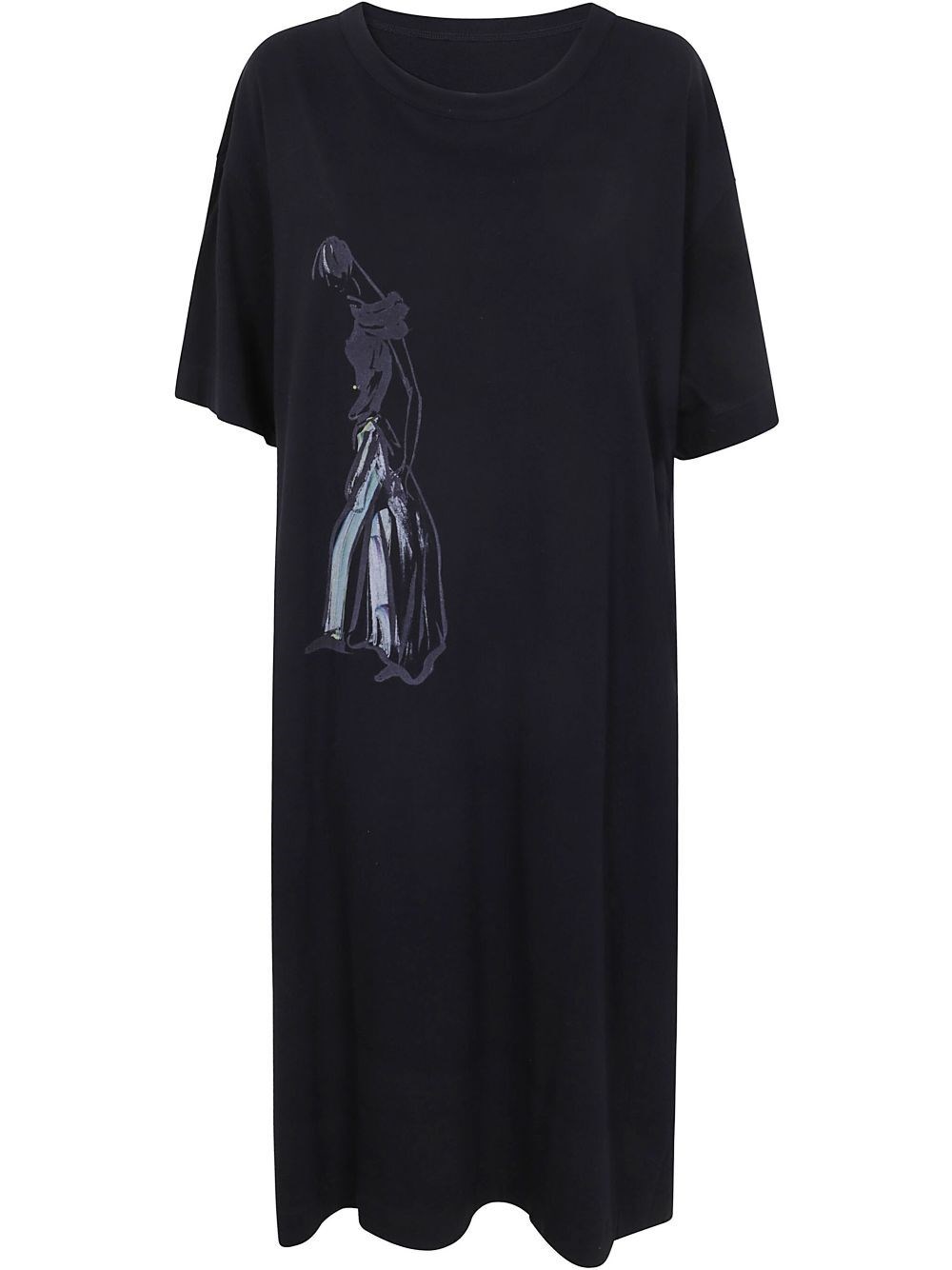 Yohji Yamamoto R-dessin F T In Black