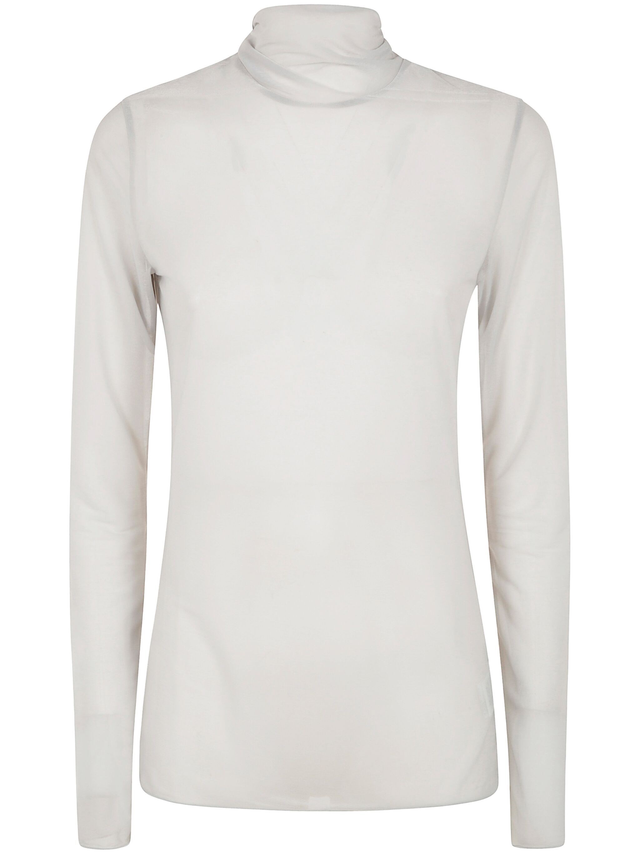 Yohji Yamamoto R-turtleneck T In White