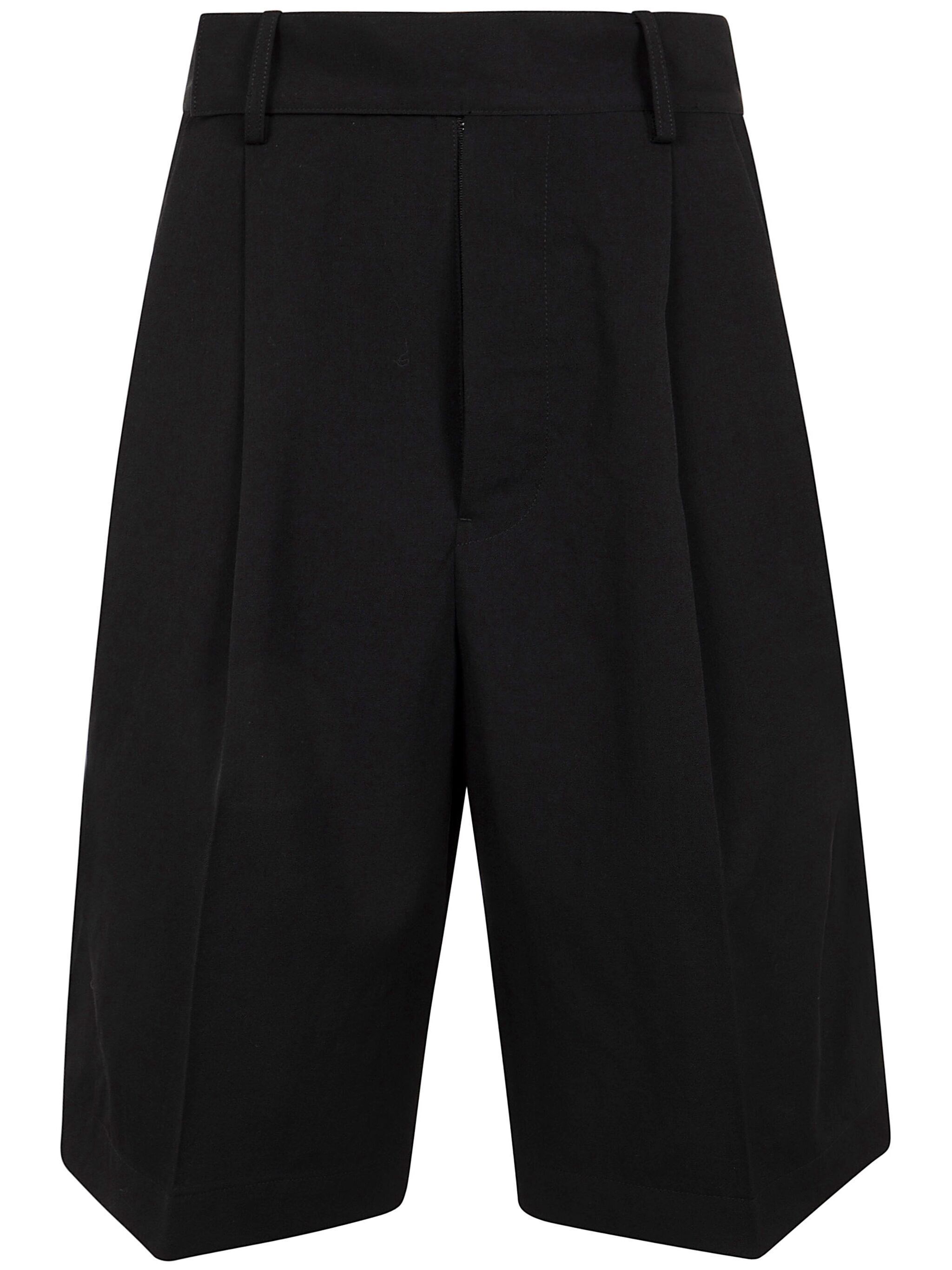 Yohji Yamamoto Women's R-4tuck Short Pants In Black